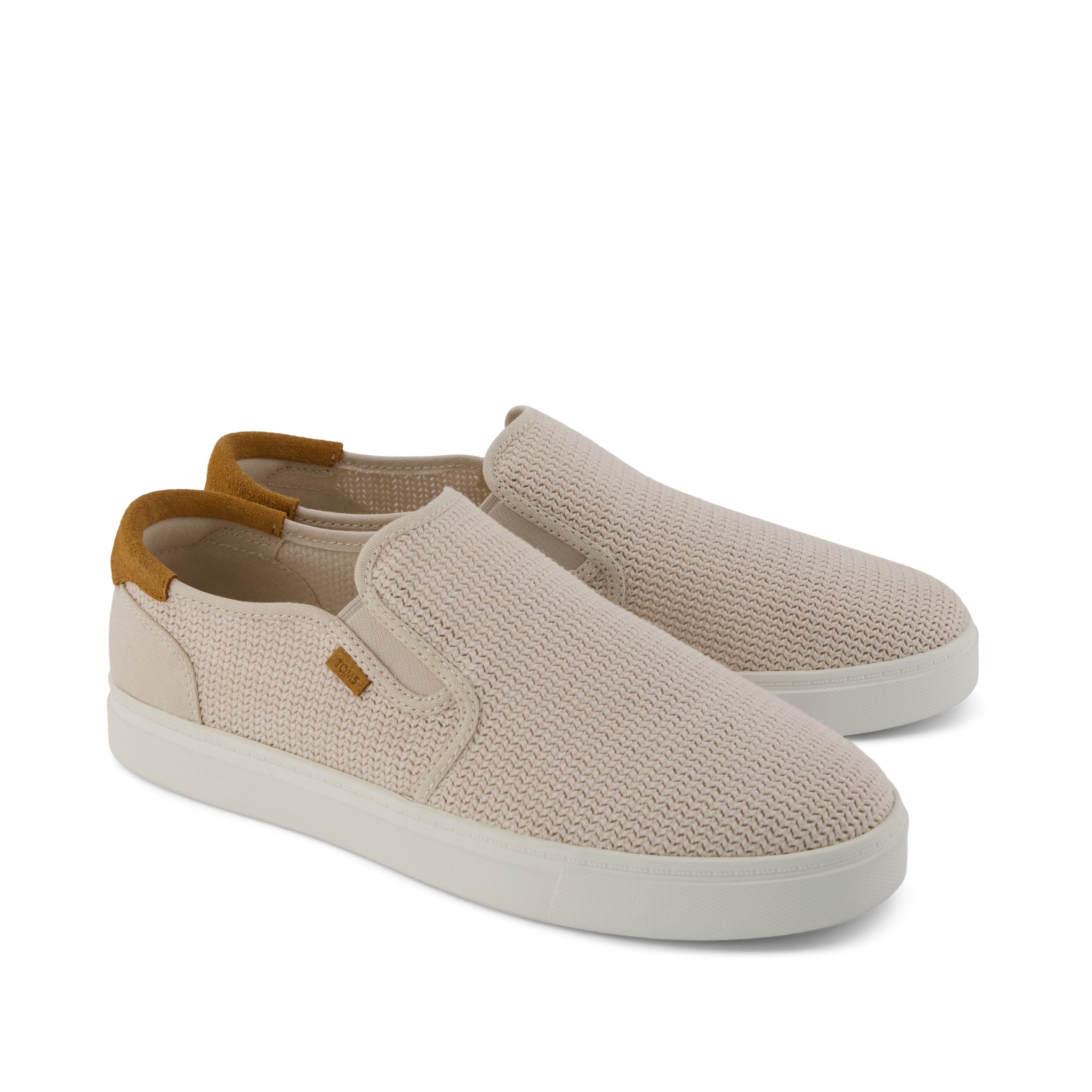 Mens Baja 2.0 Slip On Sneaker Taupe Mesh - Image 3