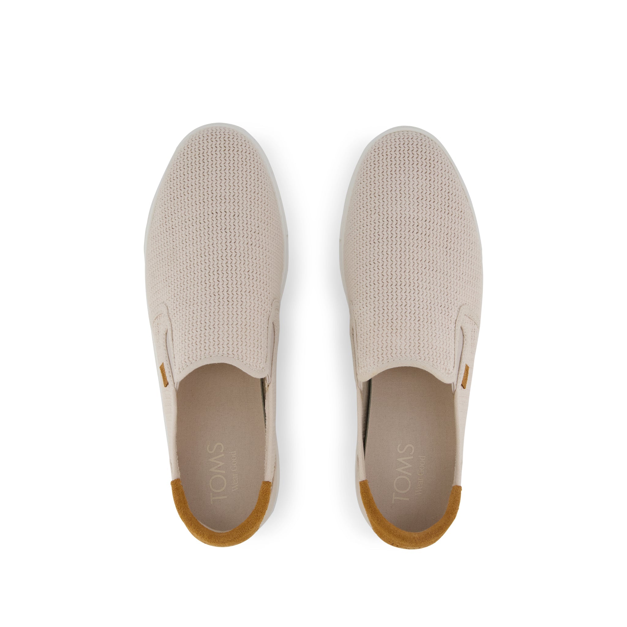 Mens Baja 2.0 Slip On Sneaker Taupe Mesh - Image 6