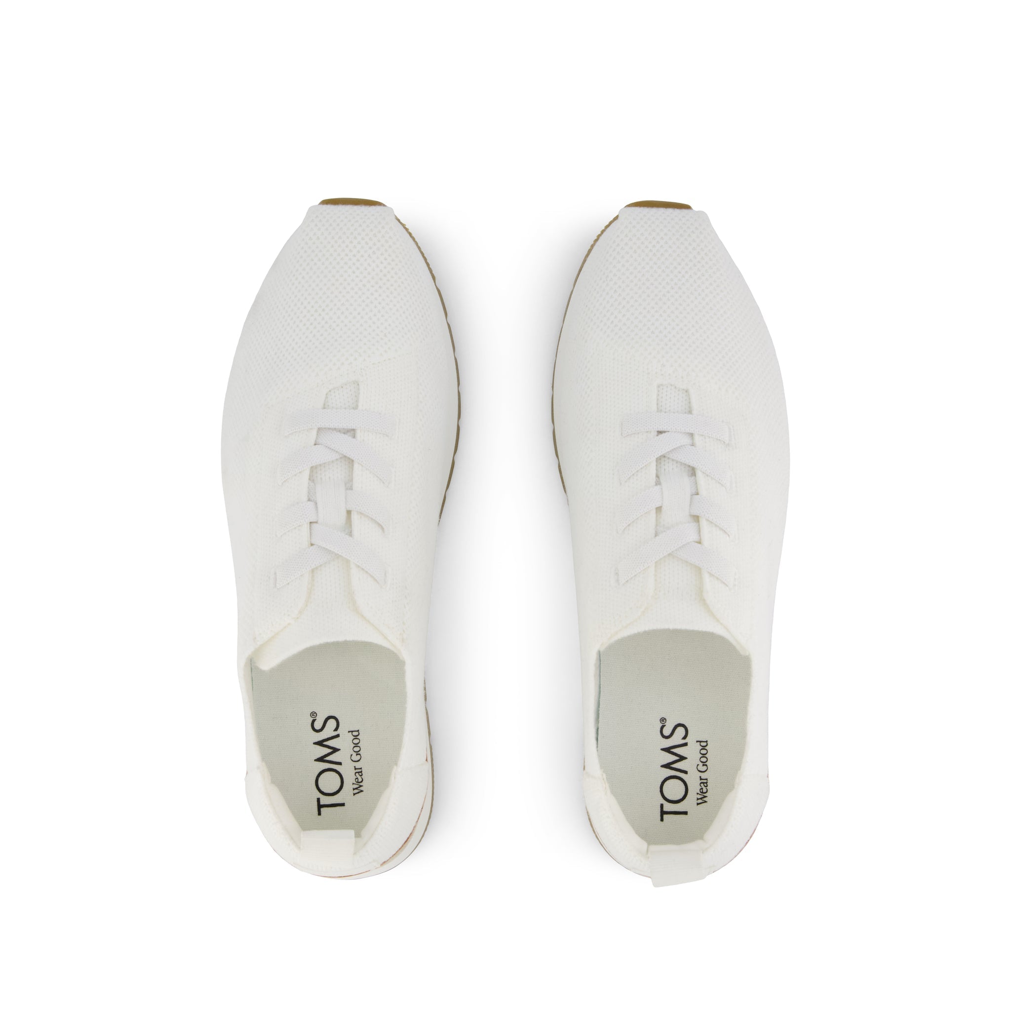 Mens Resident Plus Lace-Up White Knit - Image 6