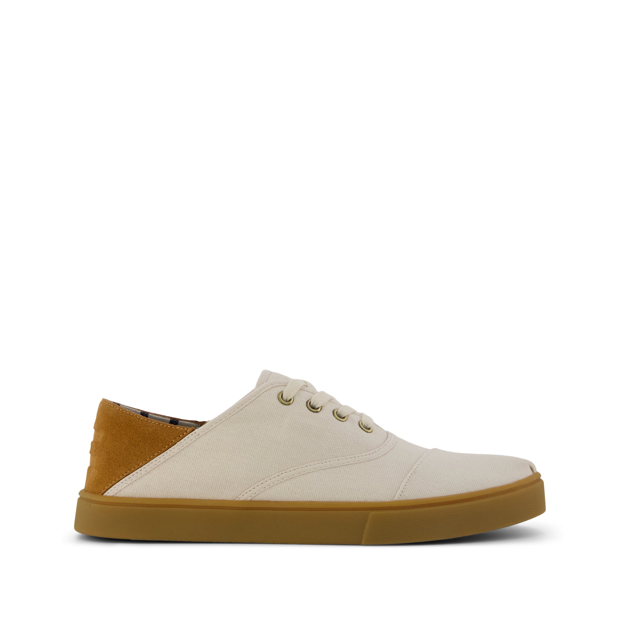 Mens Cordones Plus Sneaker Natural Canvas
