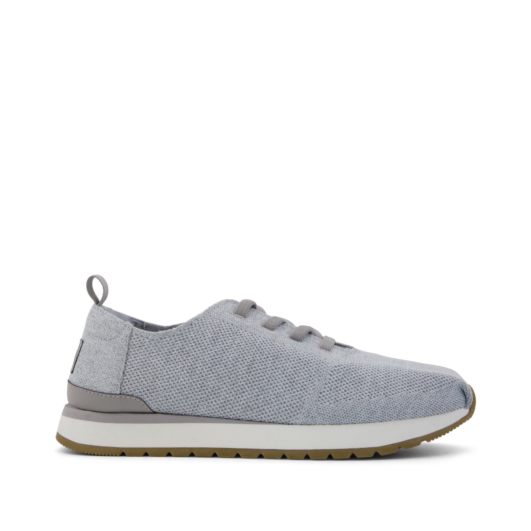 Mens Resident Plus Lace-Up Grey Knit
