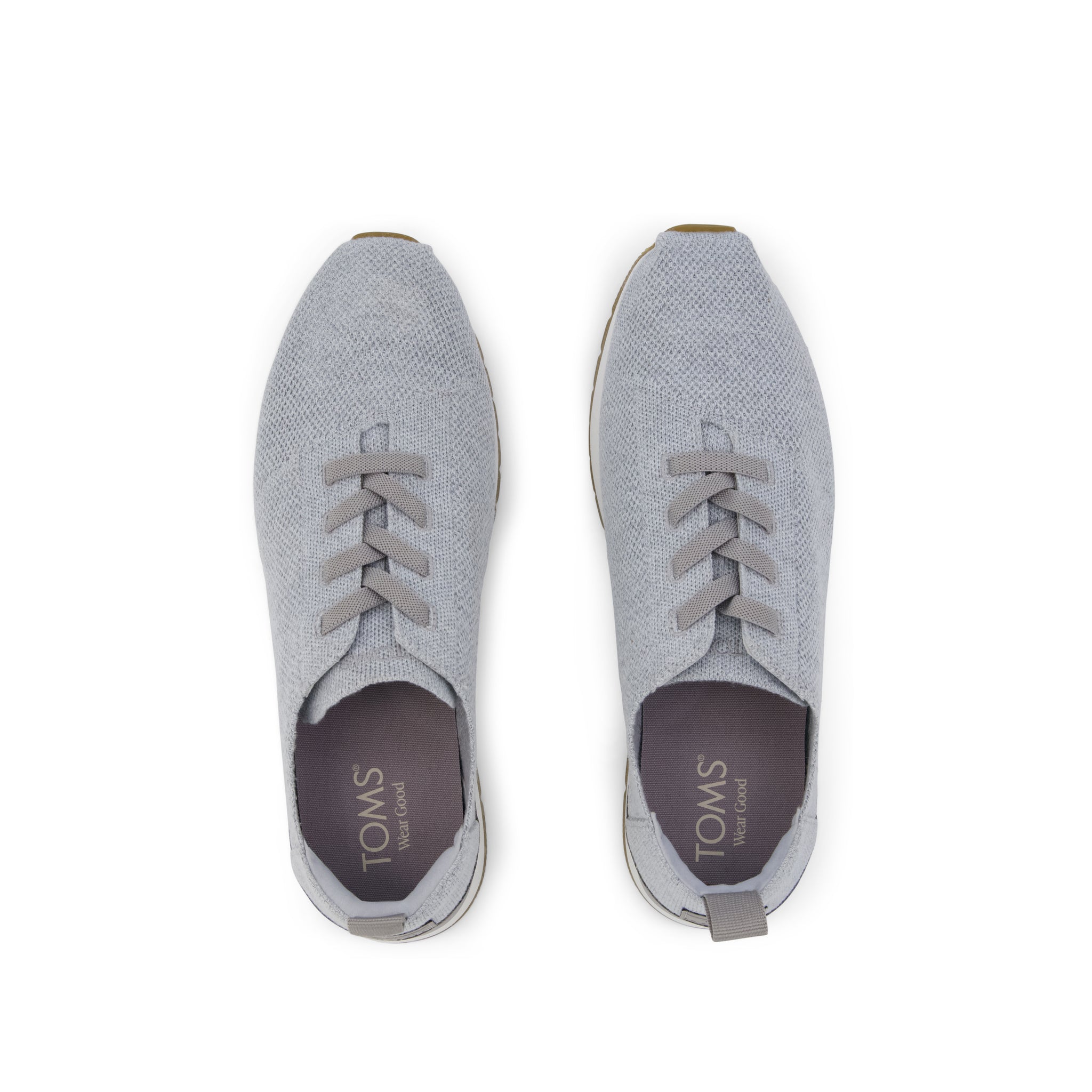 Mens Resident Plus Lace-Up Grey Knit - Image 6