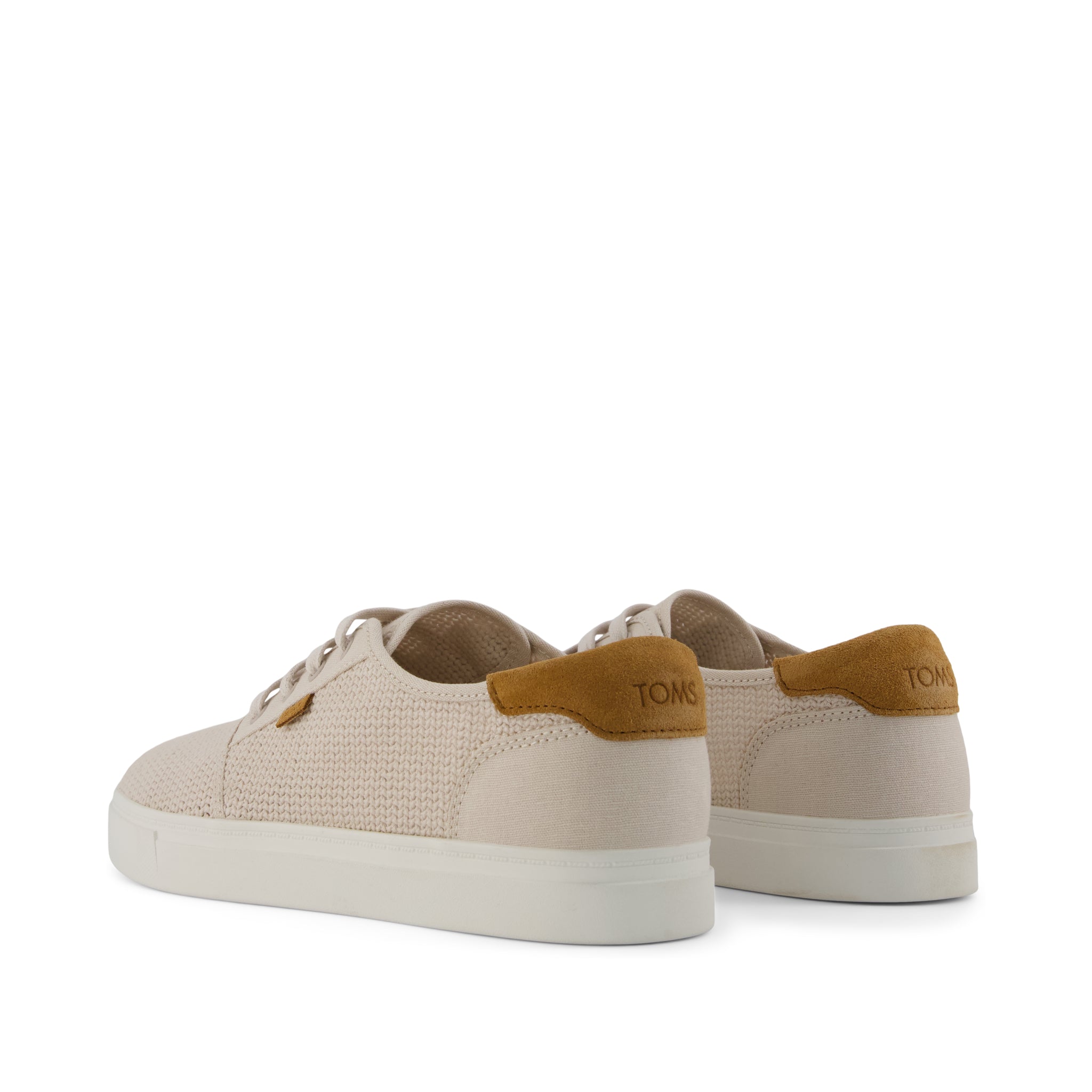 Mens Carlo 2.0 Lace-Up Sneaker Taupe Mesh - Image 4
