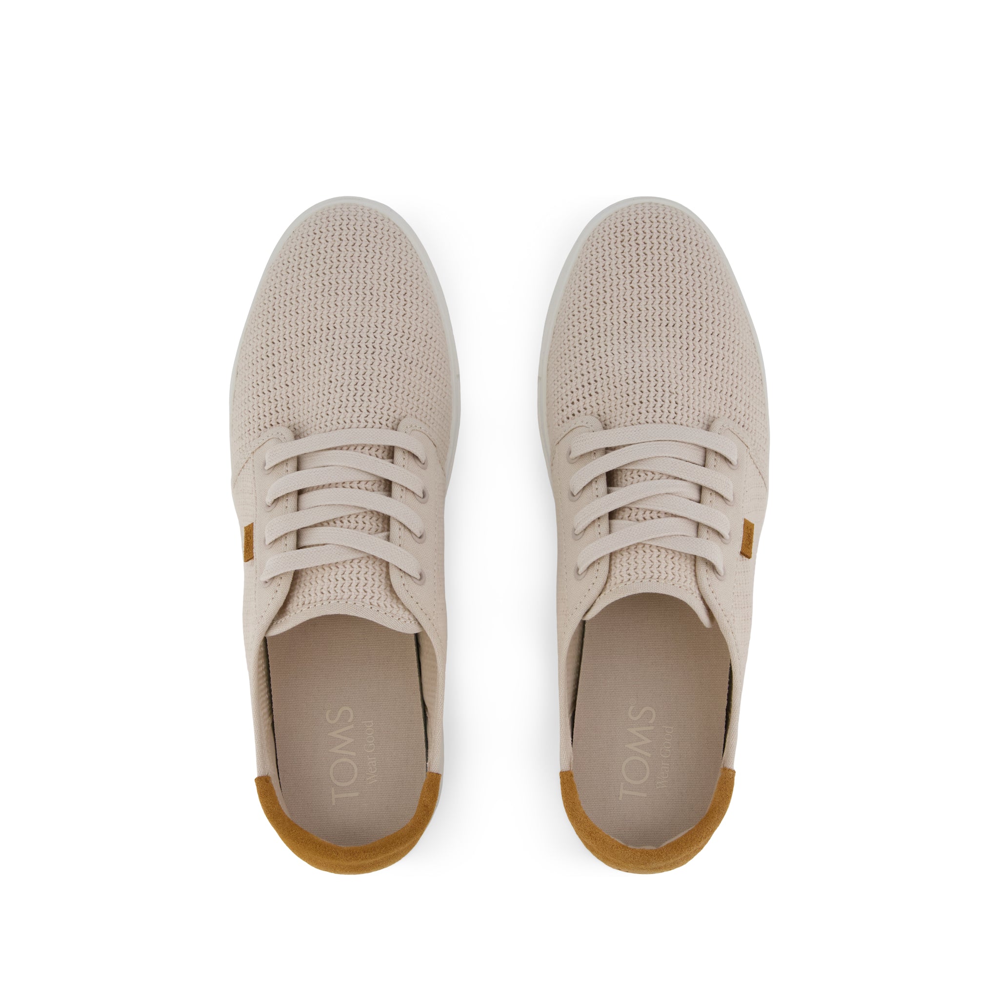 Mens Carlo 2.0 Lace-Up Sneaker Taupe Mesh - Image 6