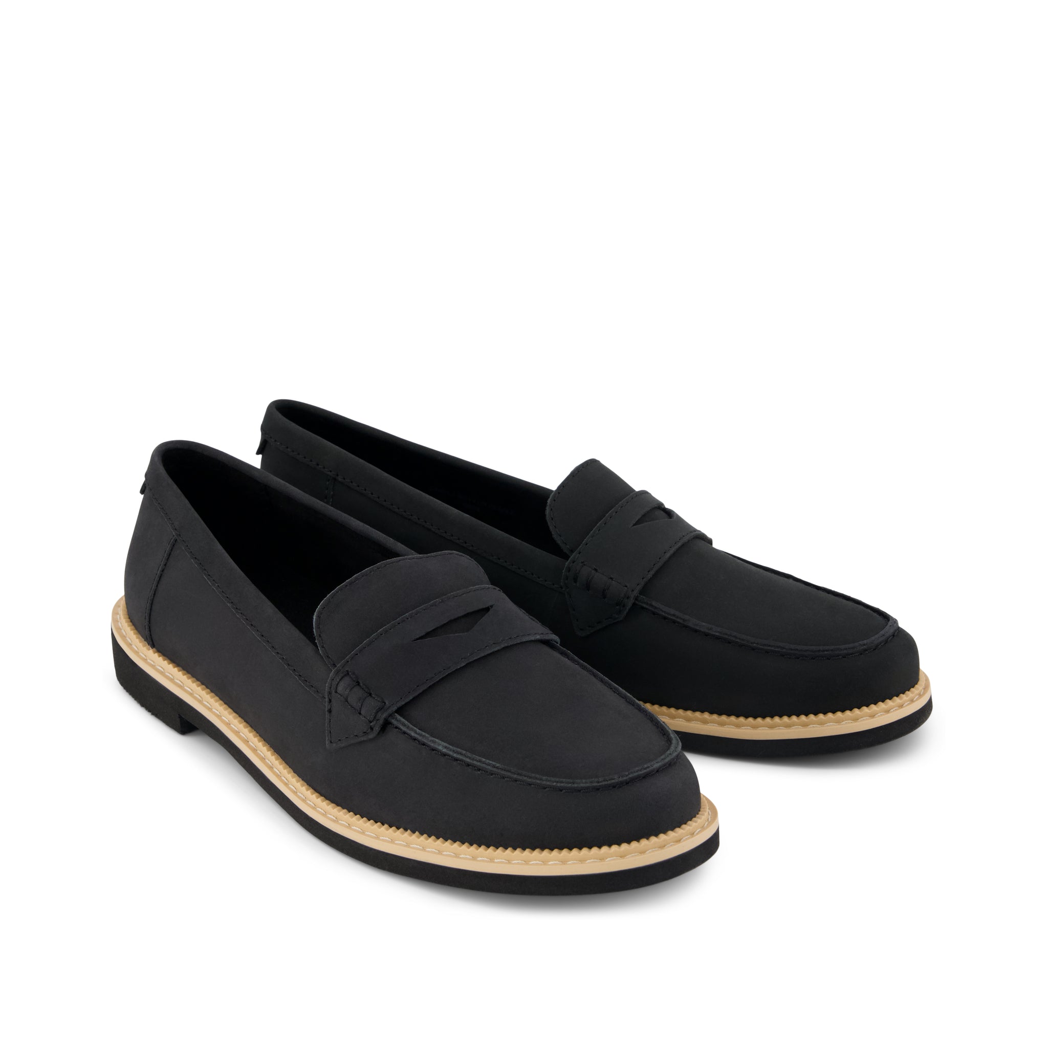 Womens Marie Loafer Black Leather - Image 3