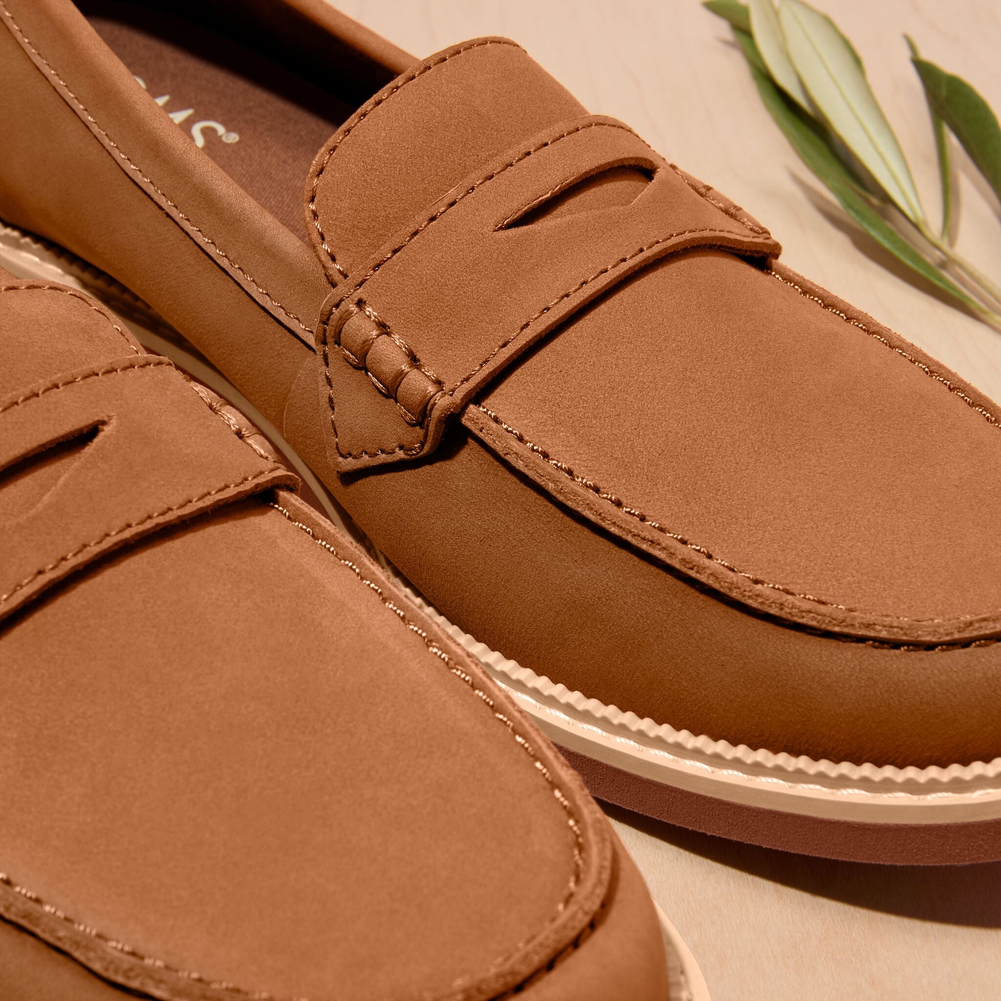 Womens Marie Loafer Brown Sugar Leather - Image 3