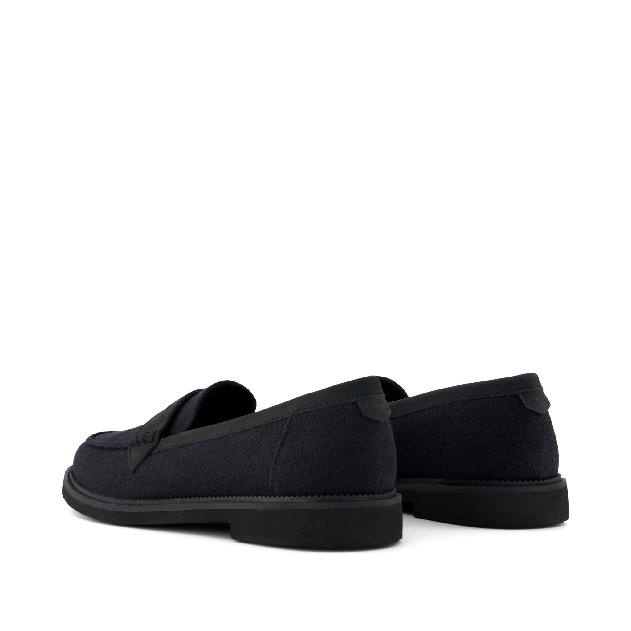 Womens Marie Loafer Black Textile - Image 3