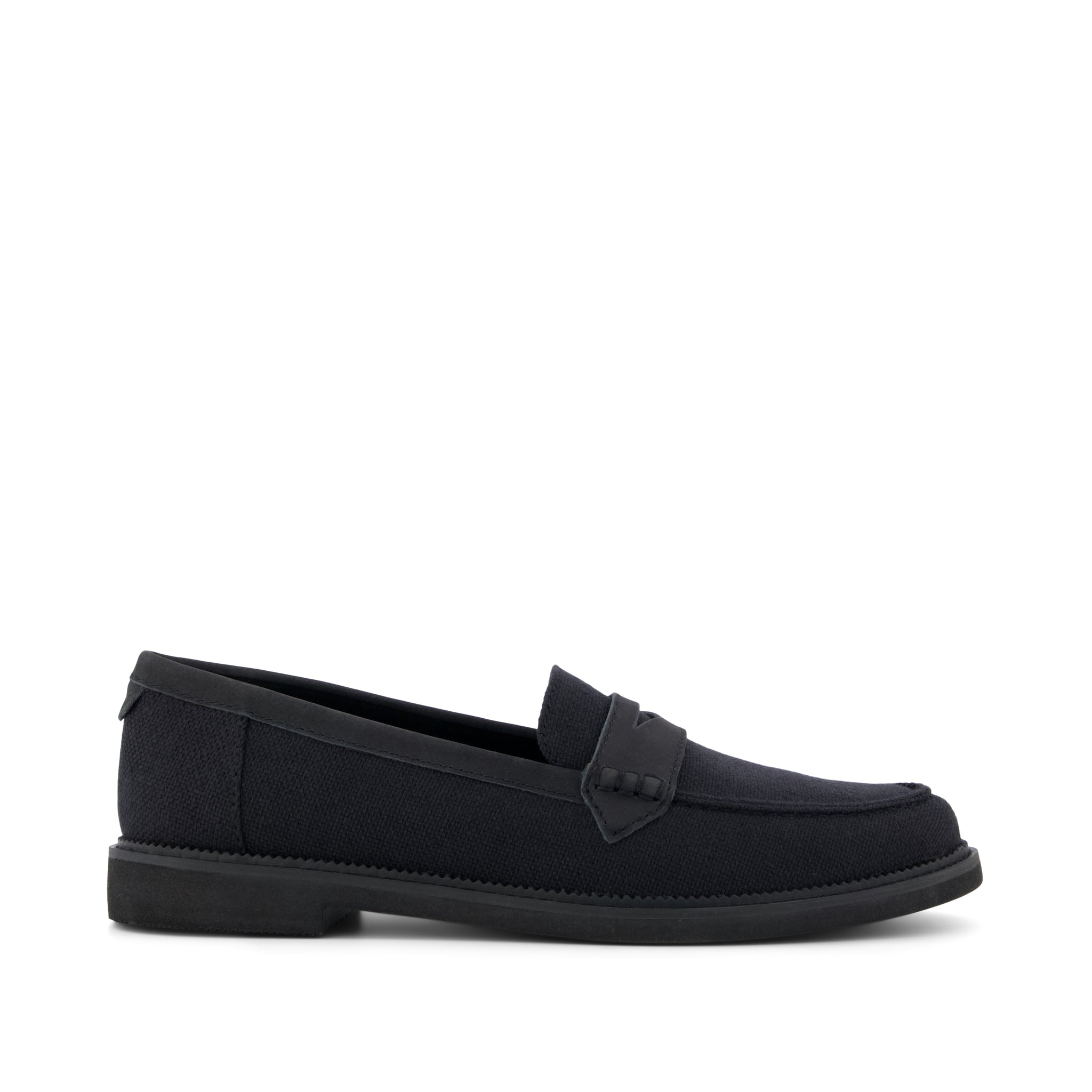 Womens Marie Loafer Black Textile