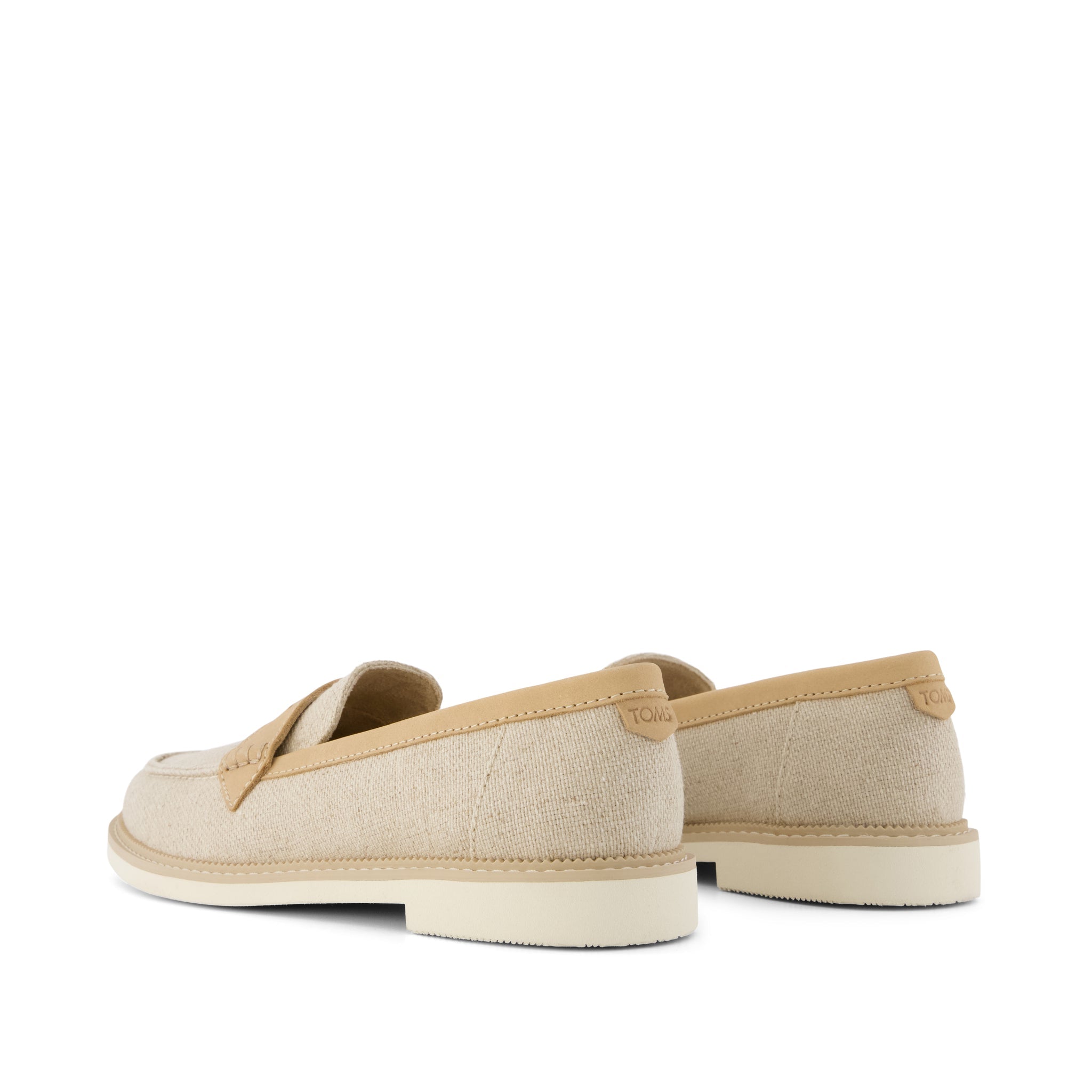 Womens Marie Loafer Natural Textile - Image 5