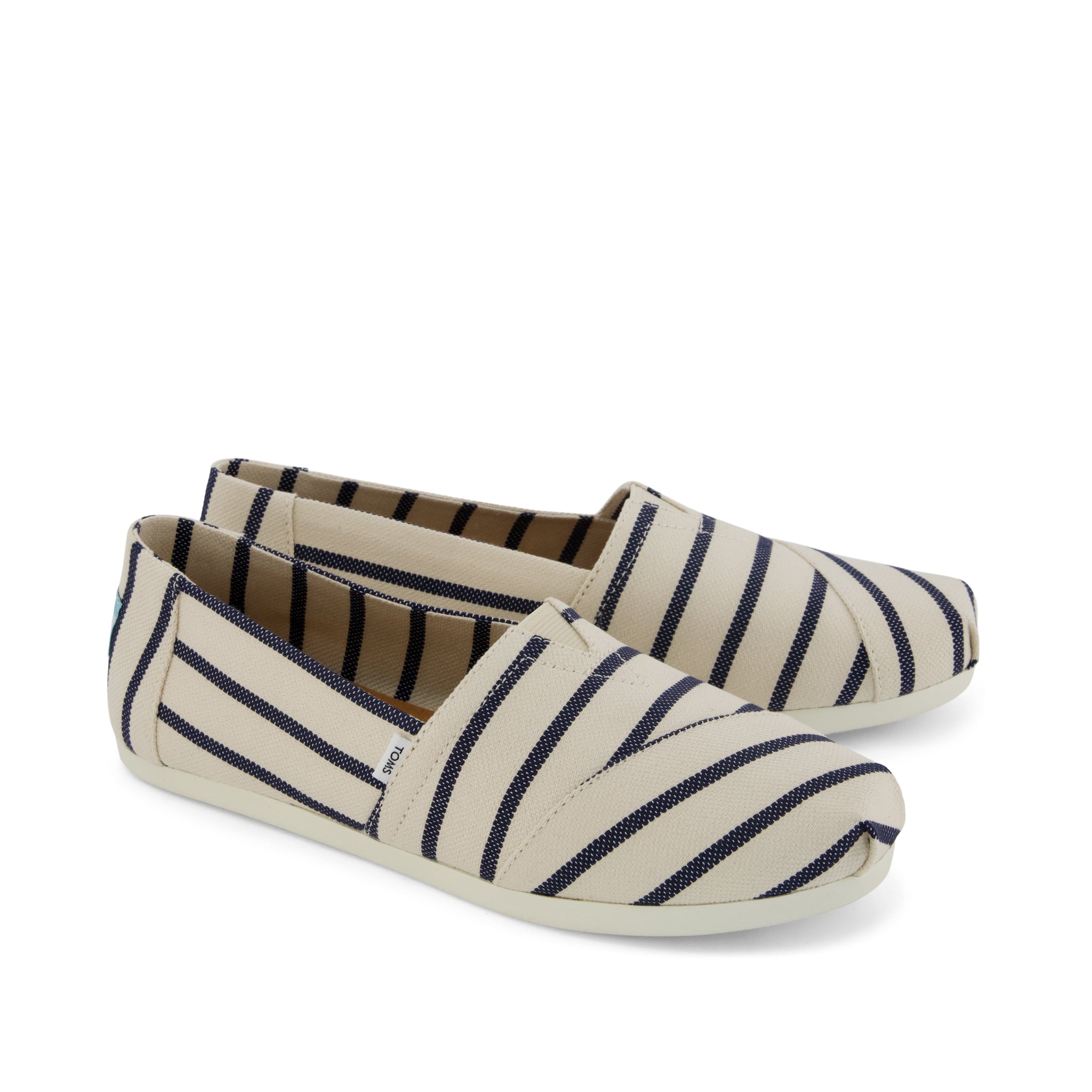 Womens Alpargata Classic Navy Riviera Stripe - Image 3