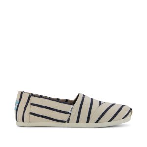 Womens Alpargata Classic Navy Riviera Stripe