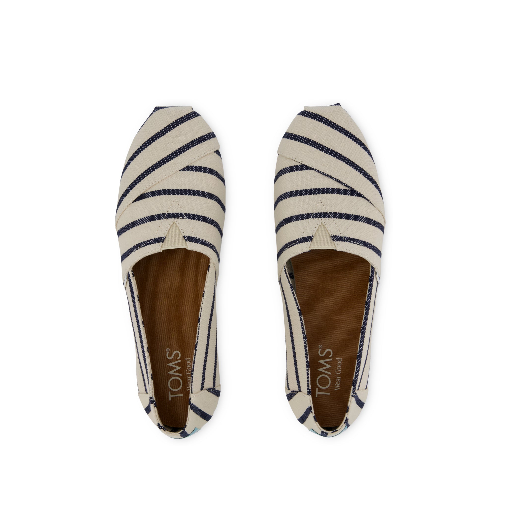 Womens Alpargata Classic Navy Riviera Stripe - Image 6