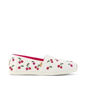 Womens Alpargata Classic Cherry Embroidery