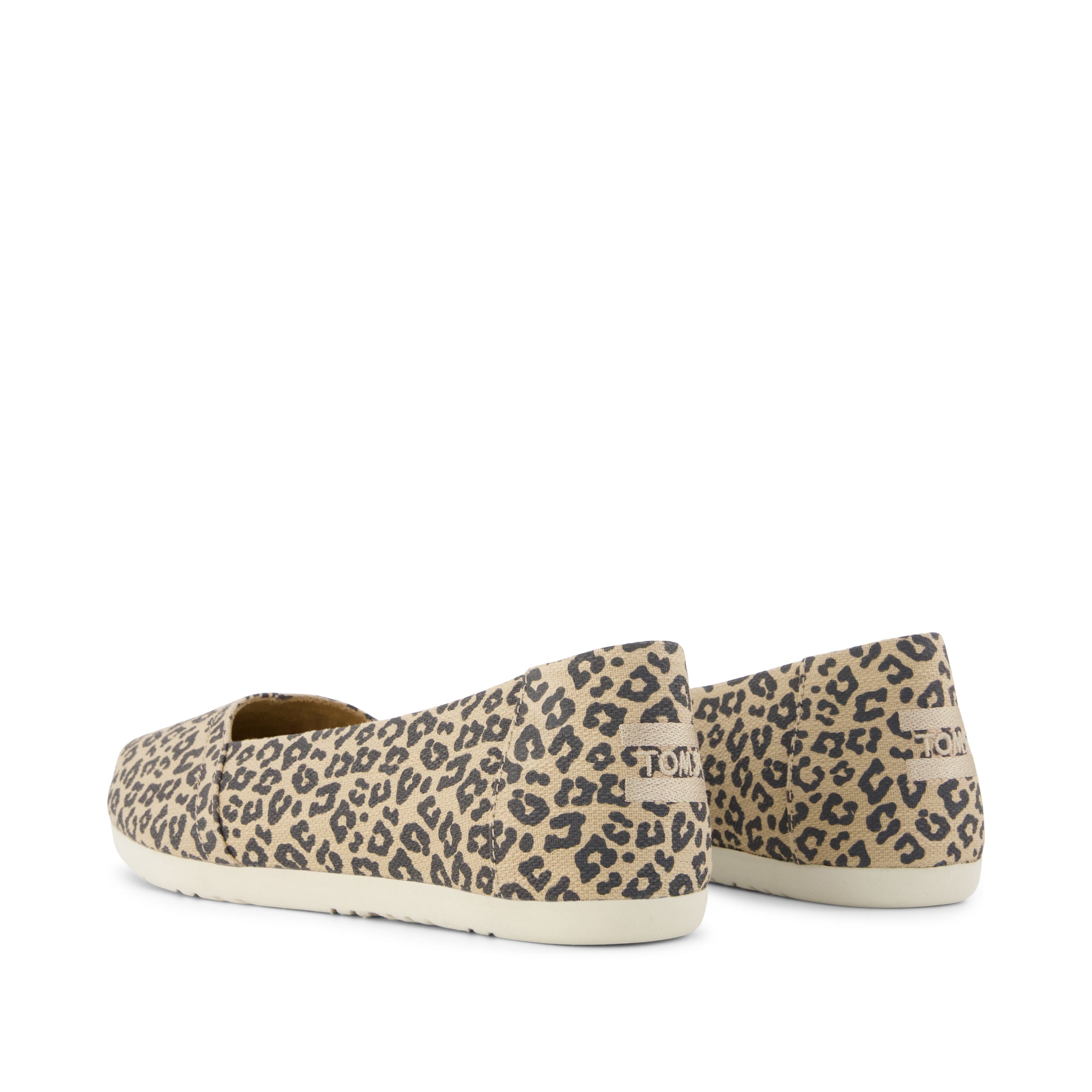 Womens Alpargata Ballet Flat Natural Leopard Spots - Image 4