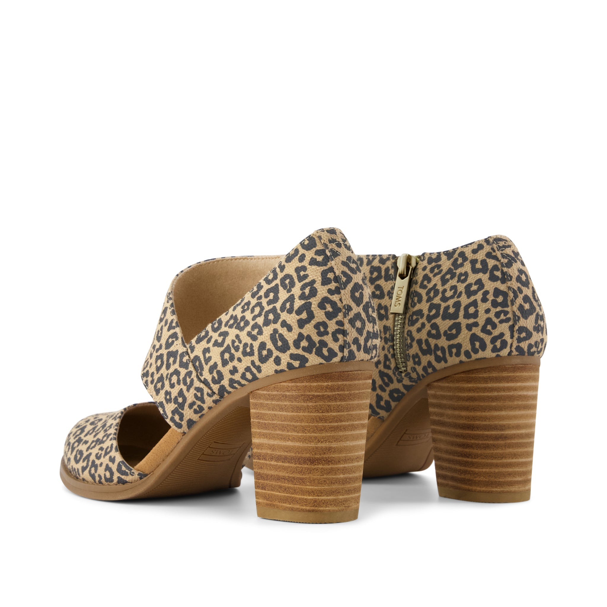 Womens Milan Nova Heel Leopard Print - Image 4