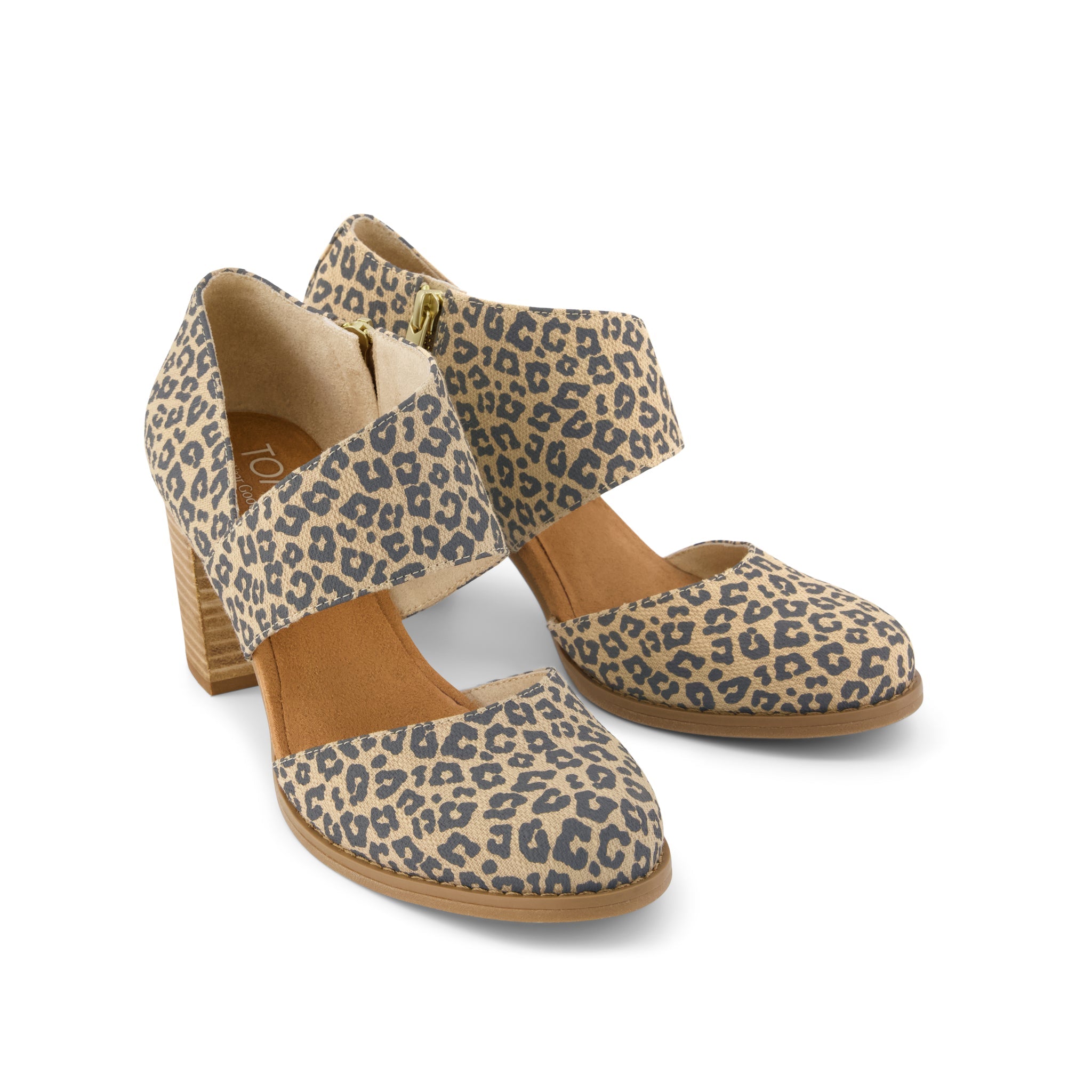 Womens Milan Nova Heel Leopard Print - Image 3