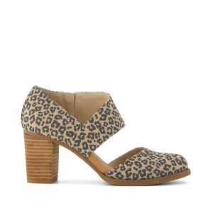Womens Milan Nova Heel Leopard Print
