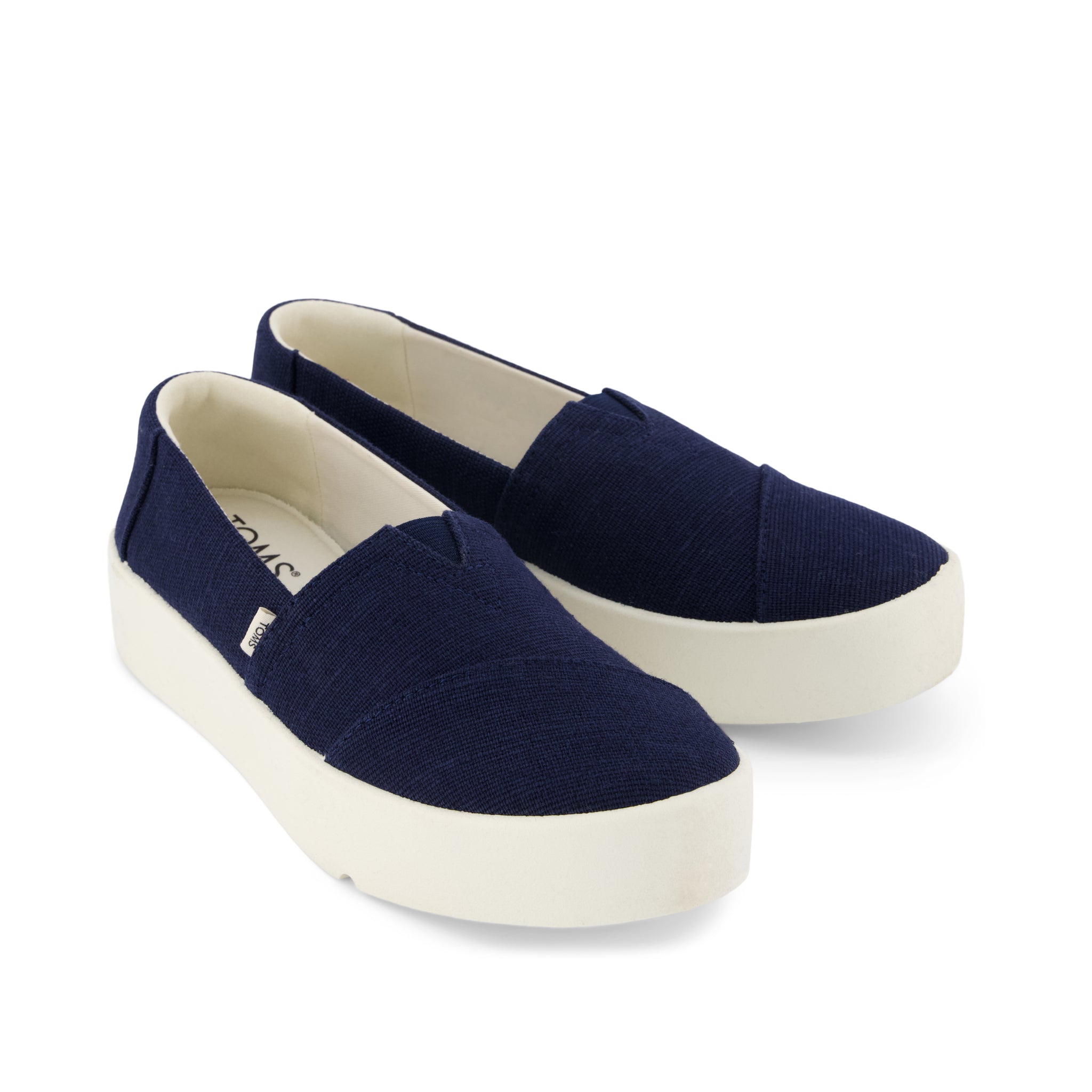 Womens Verona Slip On Sneaker Navy Heritage Canvas - Image 3