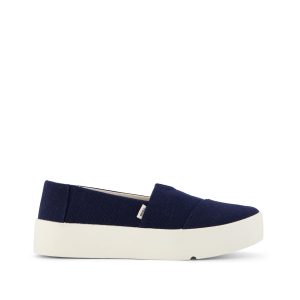Womens Verona Slip On Sneaker Navy Heritage Canvas