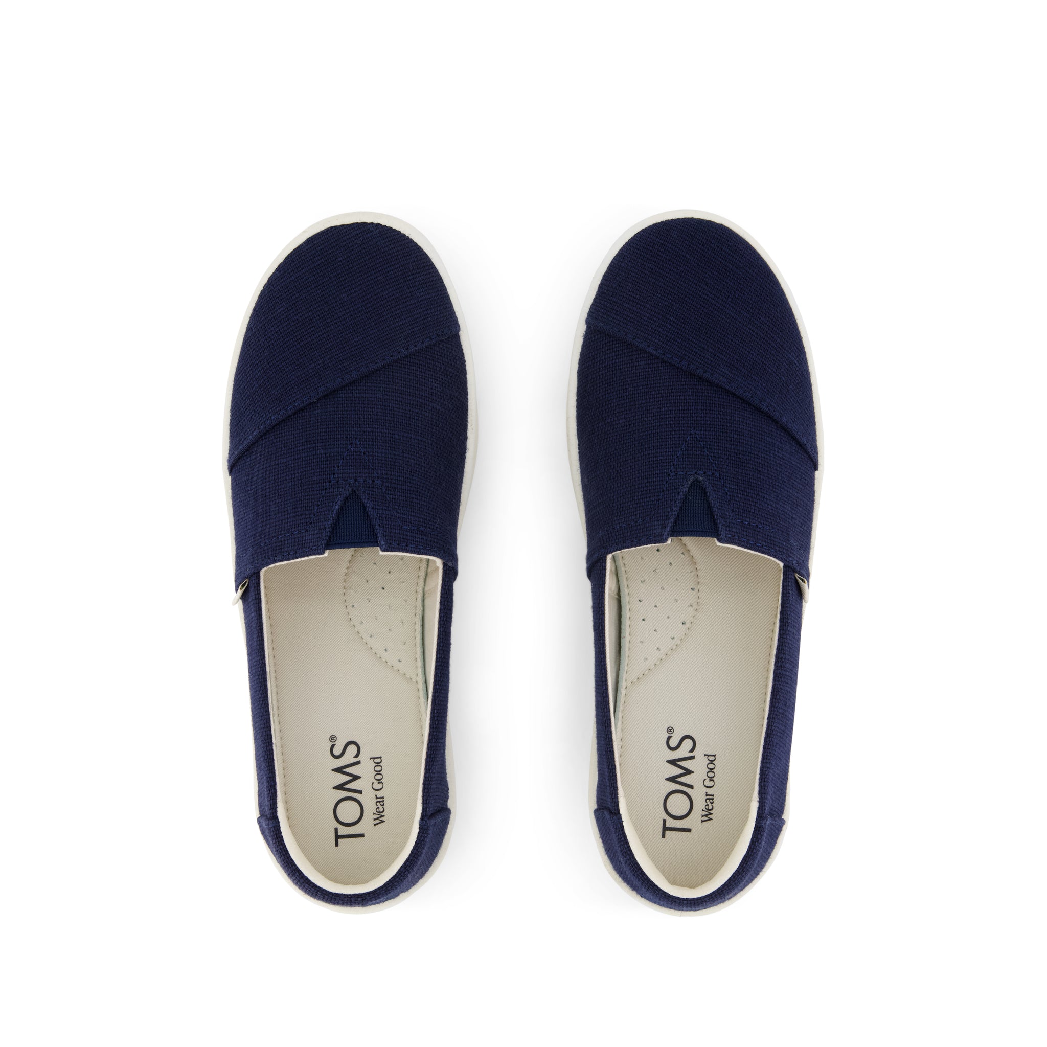 Womens Verona Slip On Sneaker Navy Heritage Canvas - Image 6