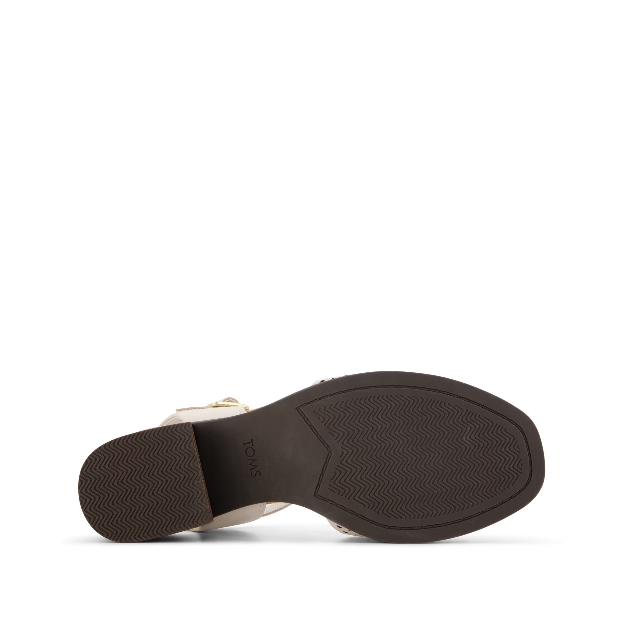 Womens Eloise Sandal Light Sand Perforated Leather - Image 5