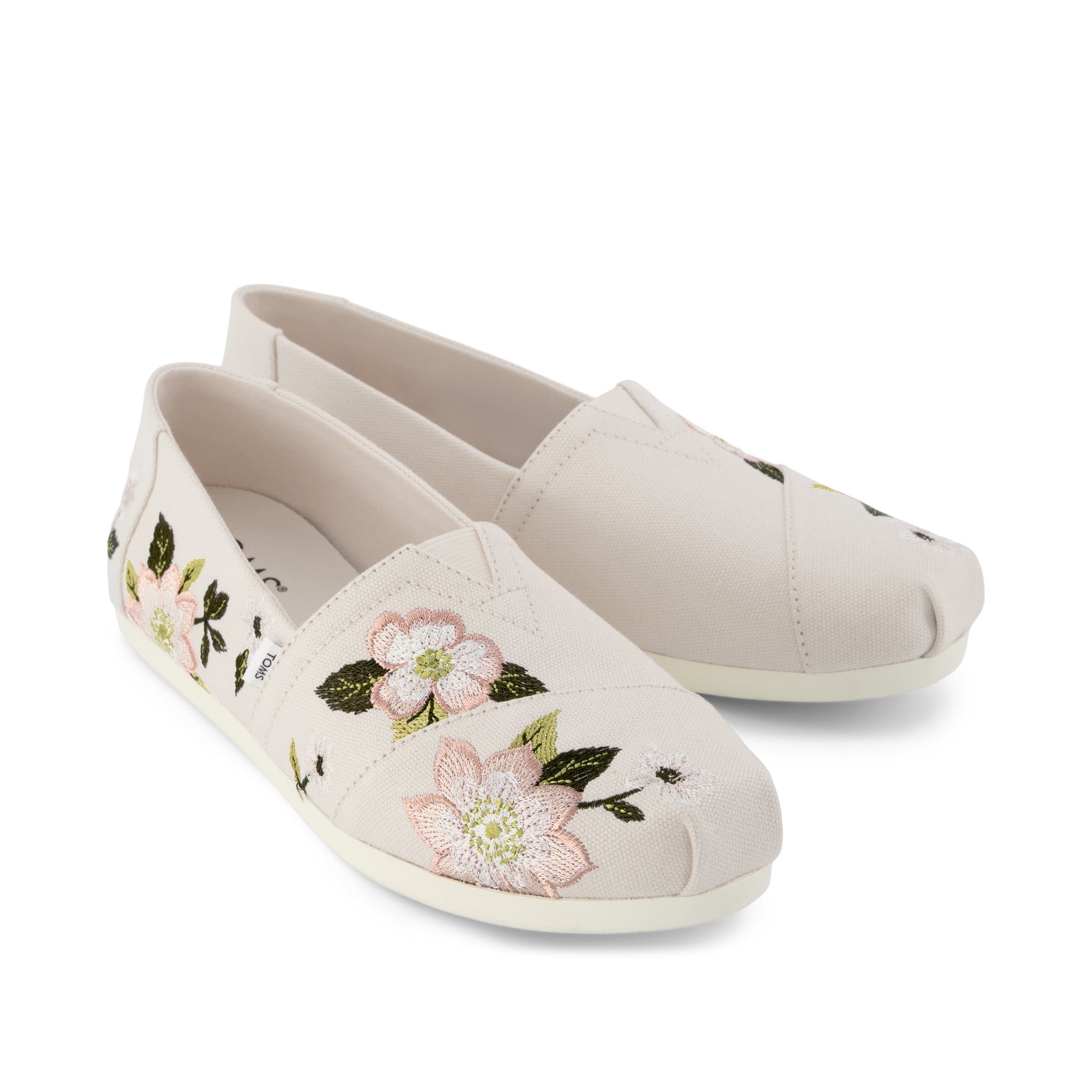 Womens Alpargata Classic Natural Embroidered Floral - Image 3