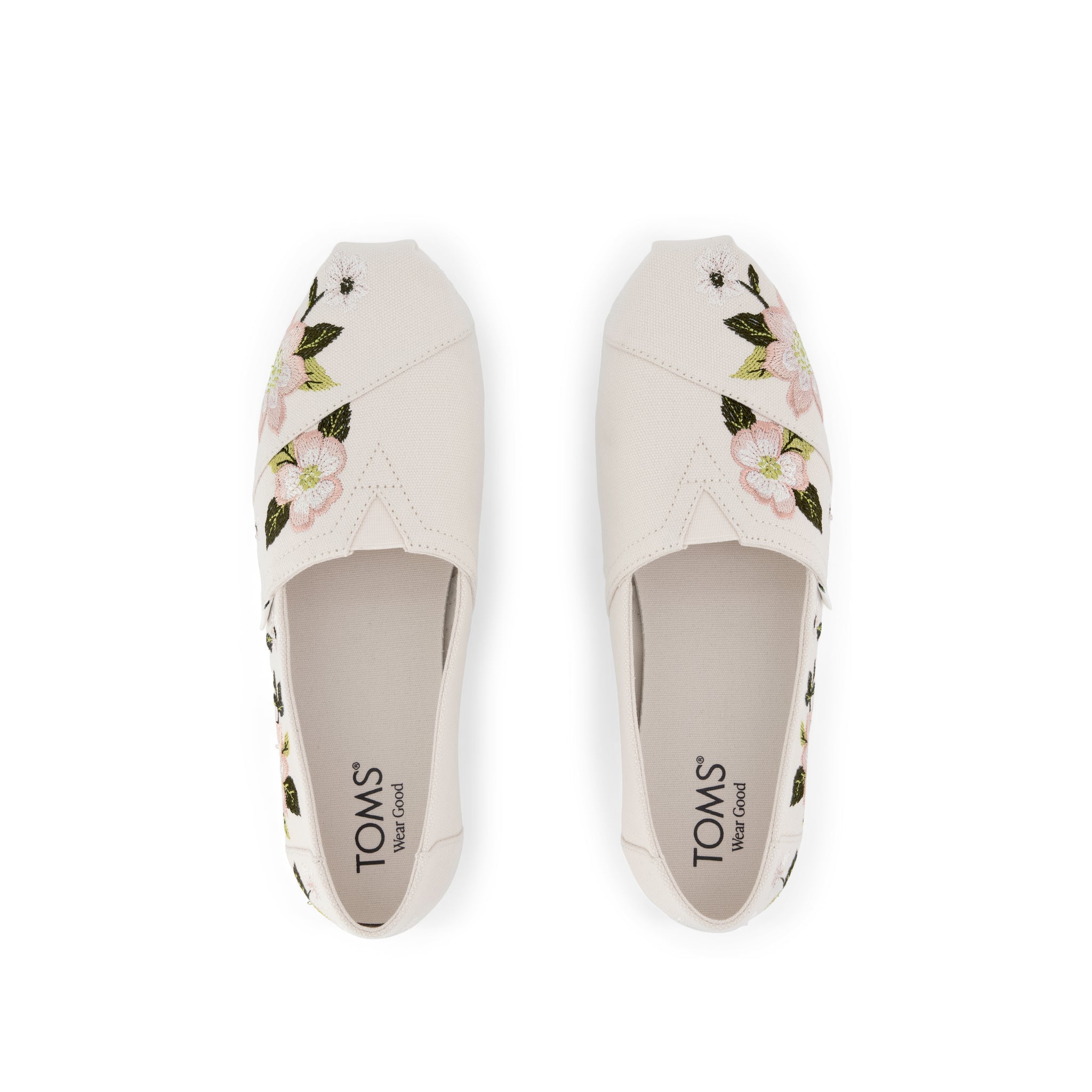 Womens Alpargata Classic Natural Embroidered Floral - Image 6