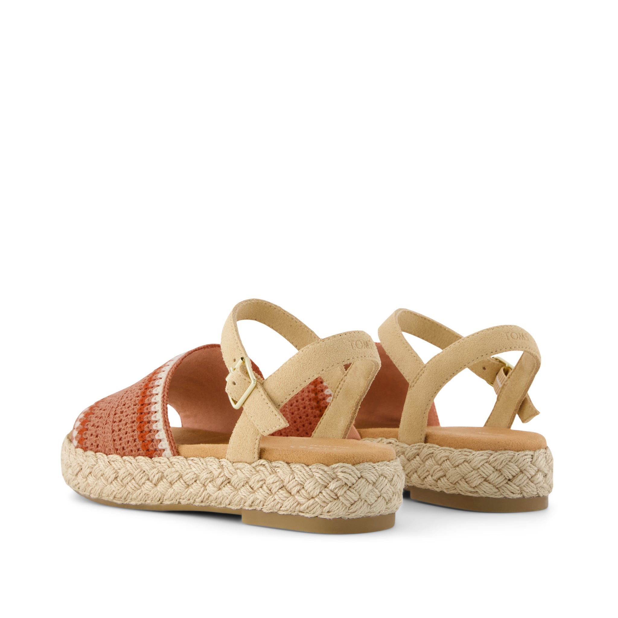 Womens Abby Flatform Espadrille Sandal Bloom Crochet - Image 4