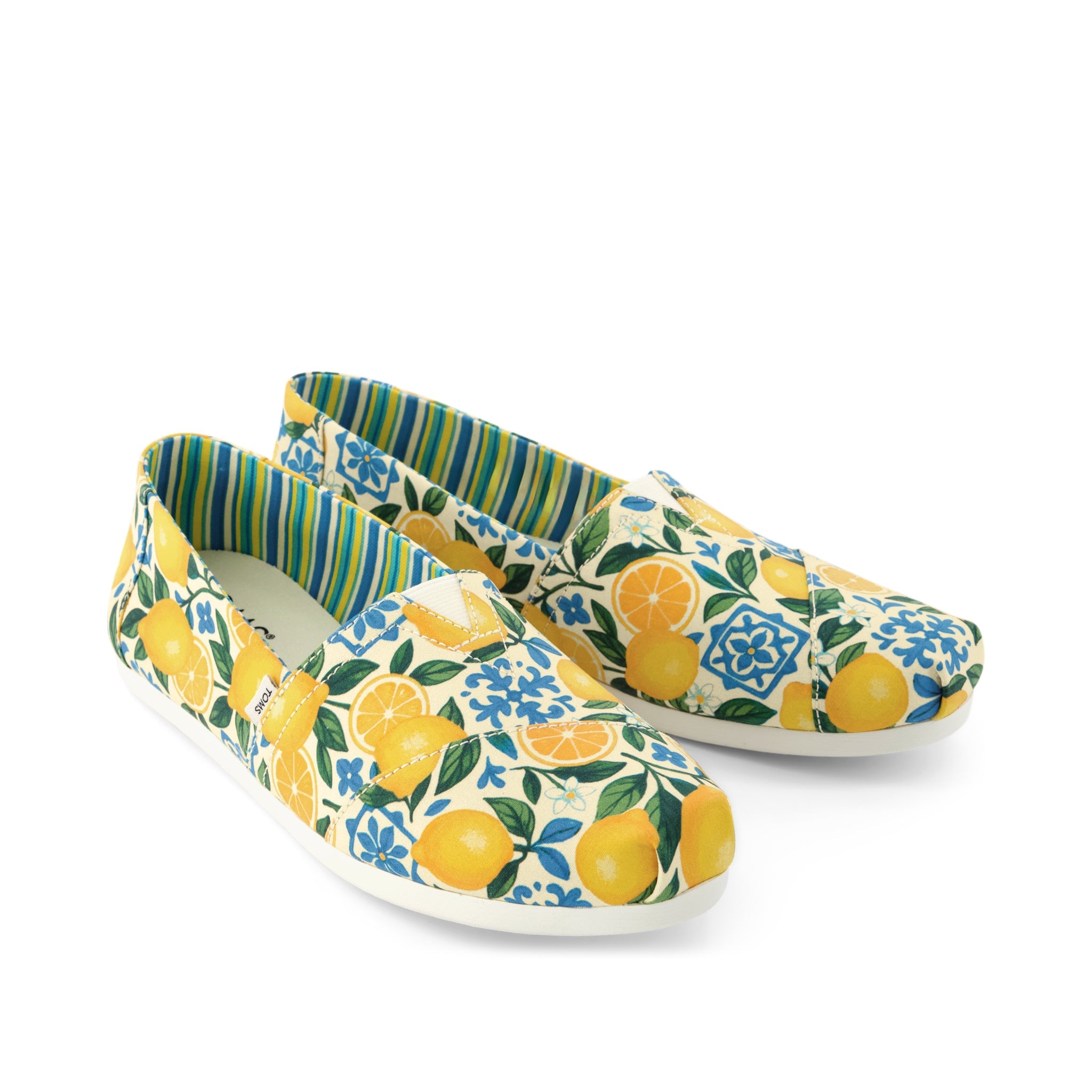 Womens Alpargata Classic Riviera Lemon Print - Image 3
