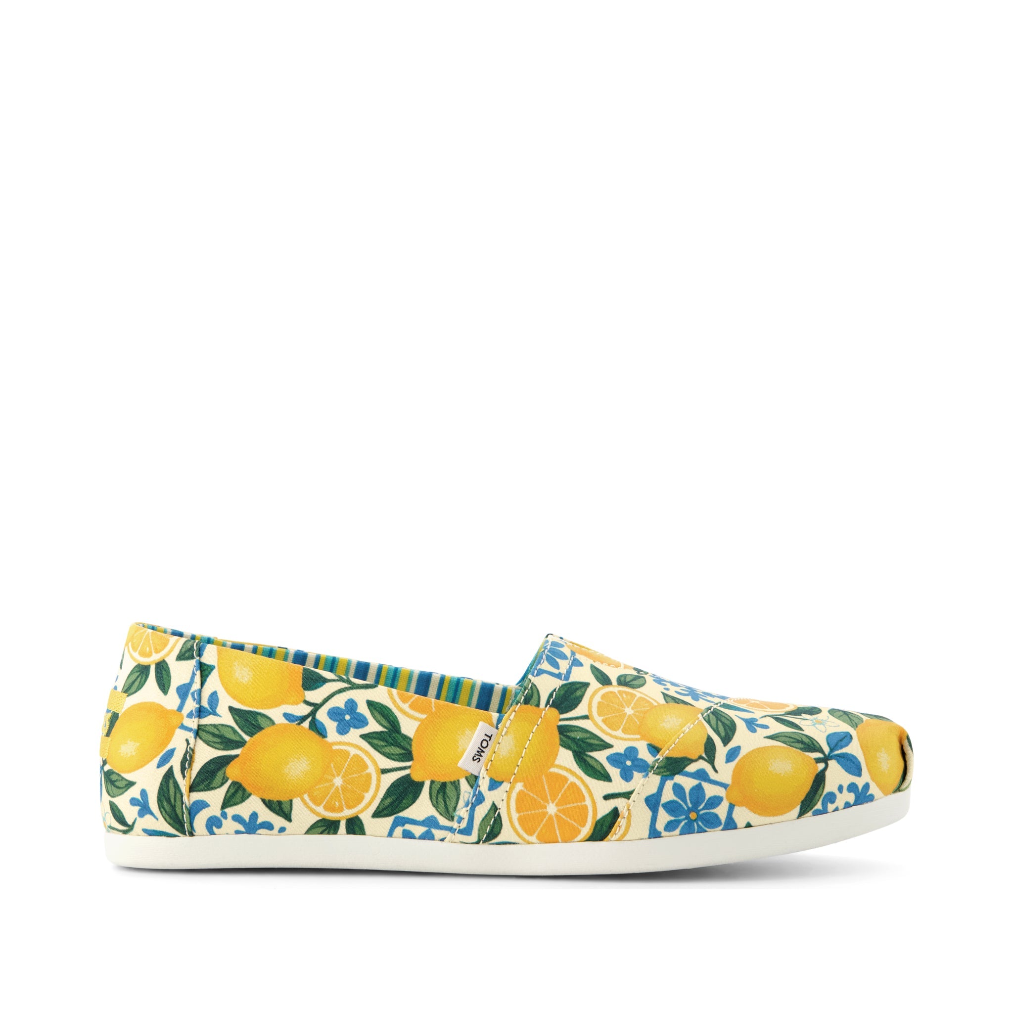 Womens Alpargata Classic Riviera Lemon Print