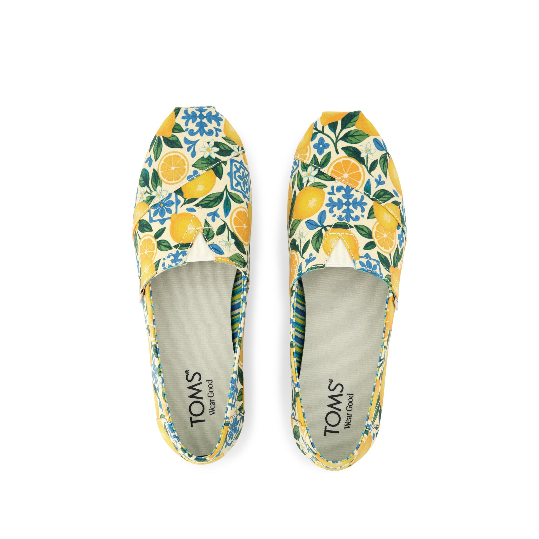 Womens Alpargata Classic Riviera Lemon Print - Image 6
