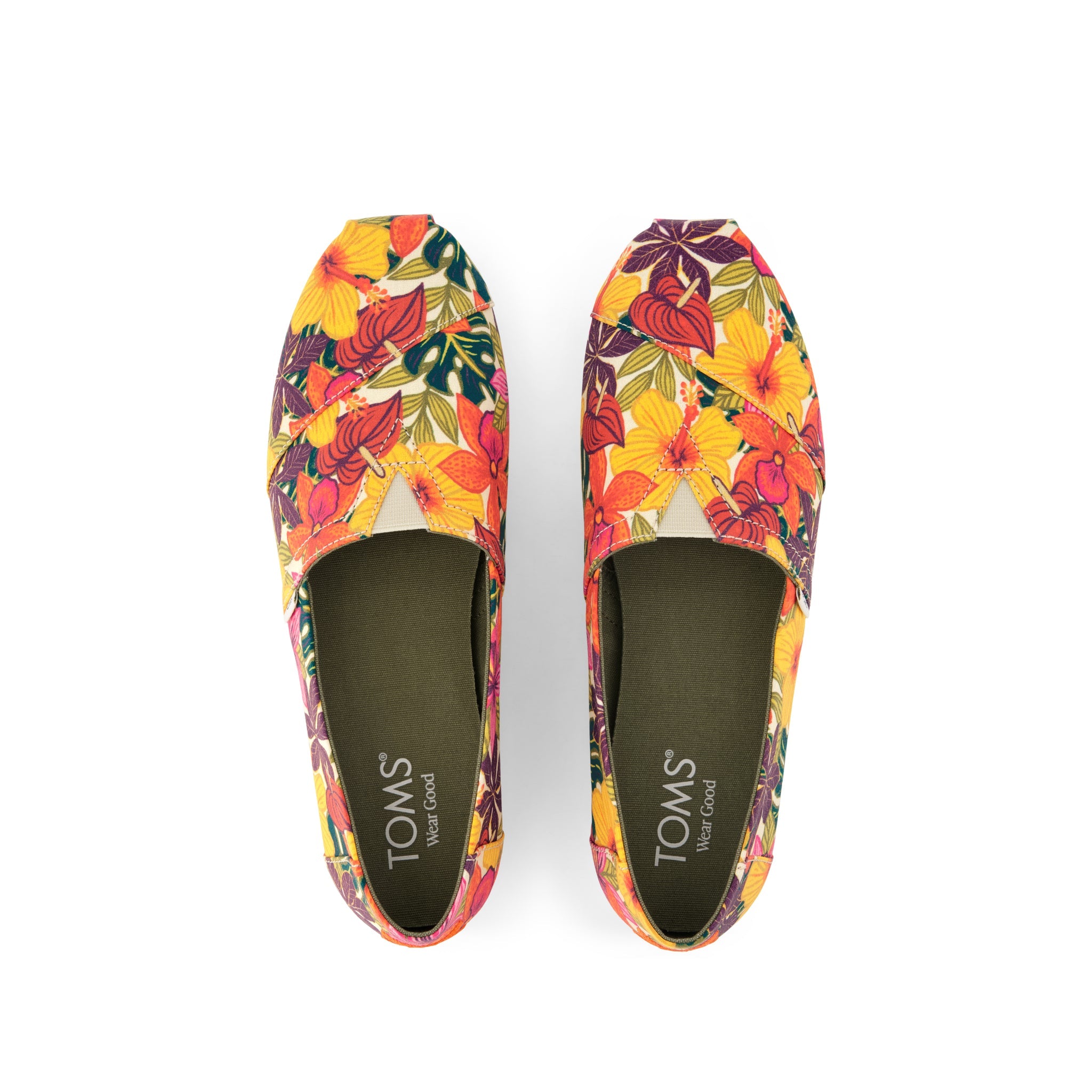 Womens Alpargata Classic Tropical Floral Print - Image 6