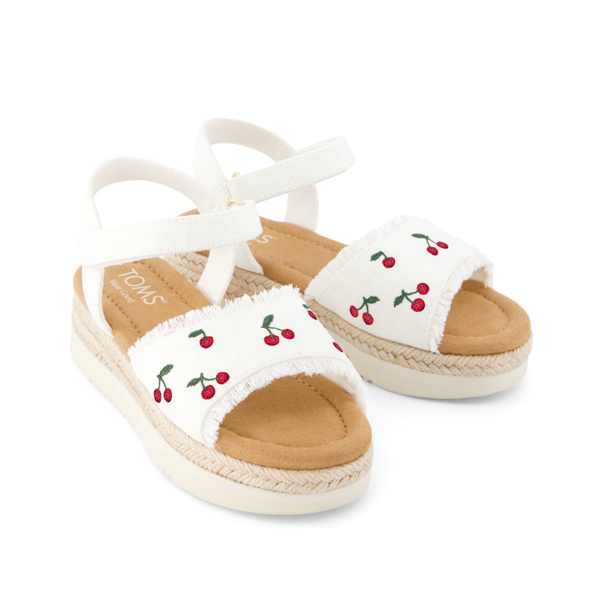 Diana Kids Sandal Embroidered Cherries - Image 3
