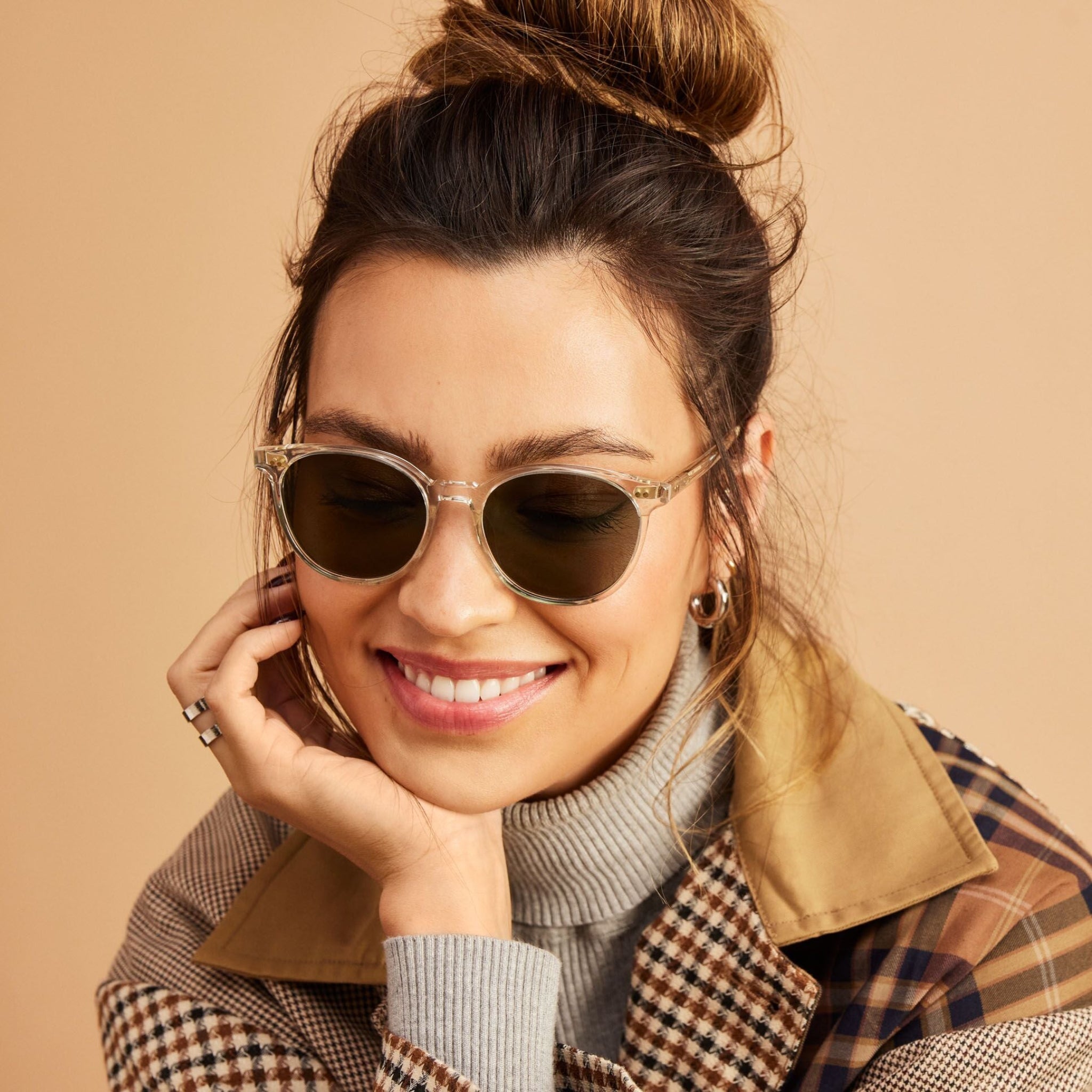 Bellini Champagne Crystal Handcrafted Sunglasses - Image 2