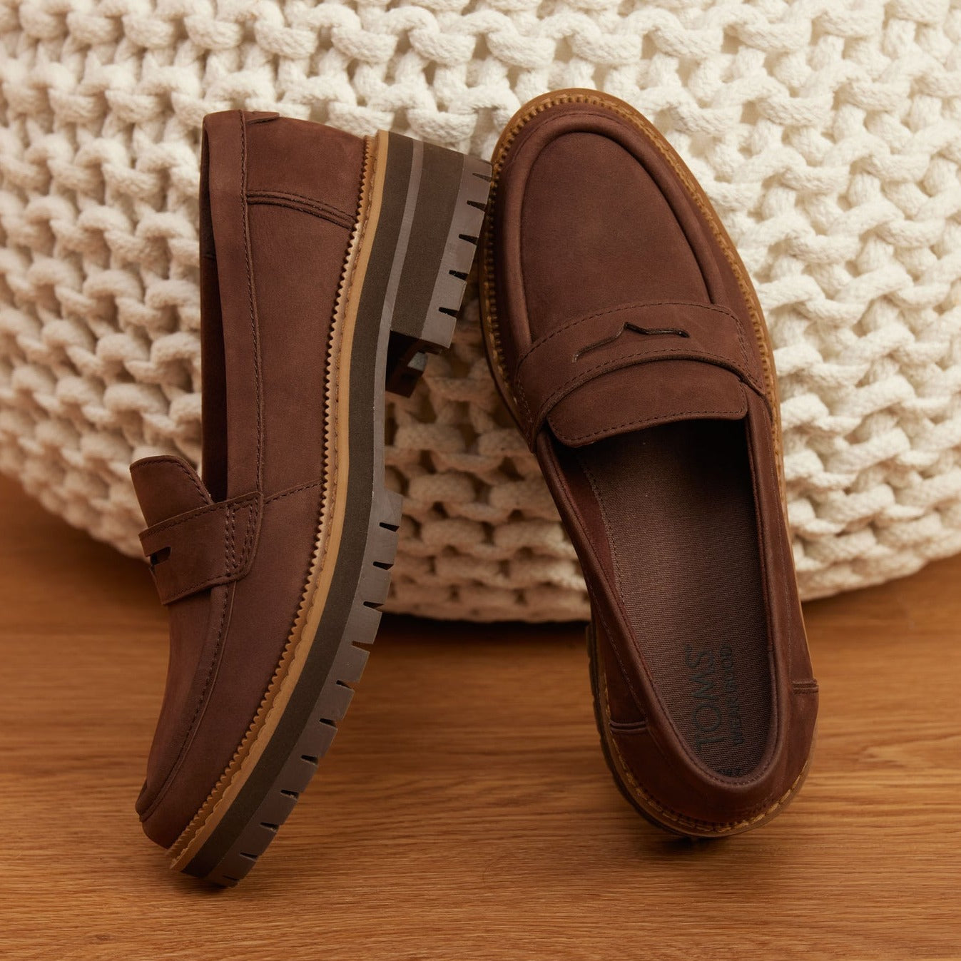 Cara Dark Brown Leather Loafer - Image 3