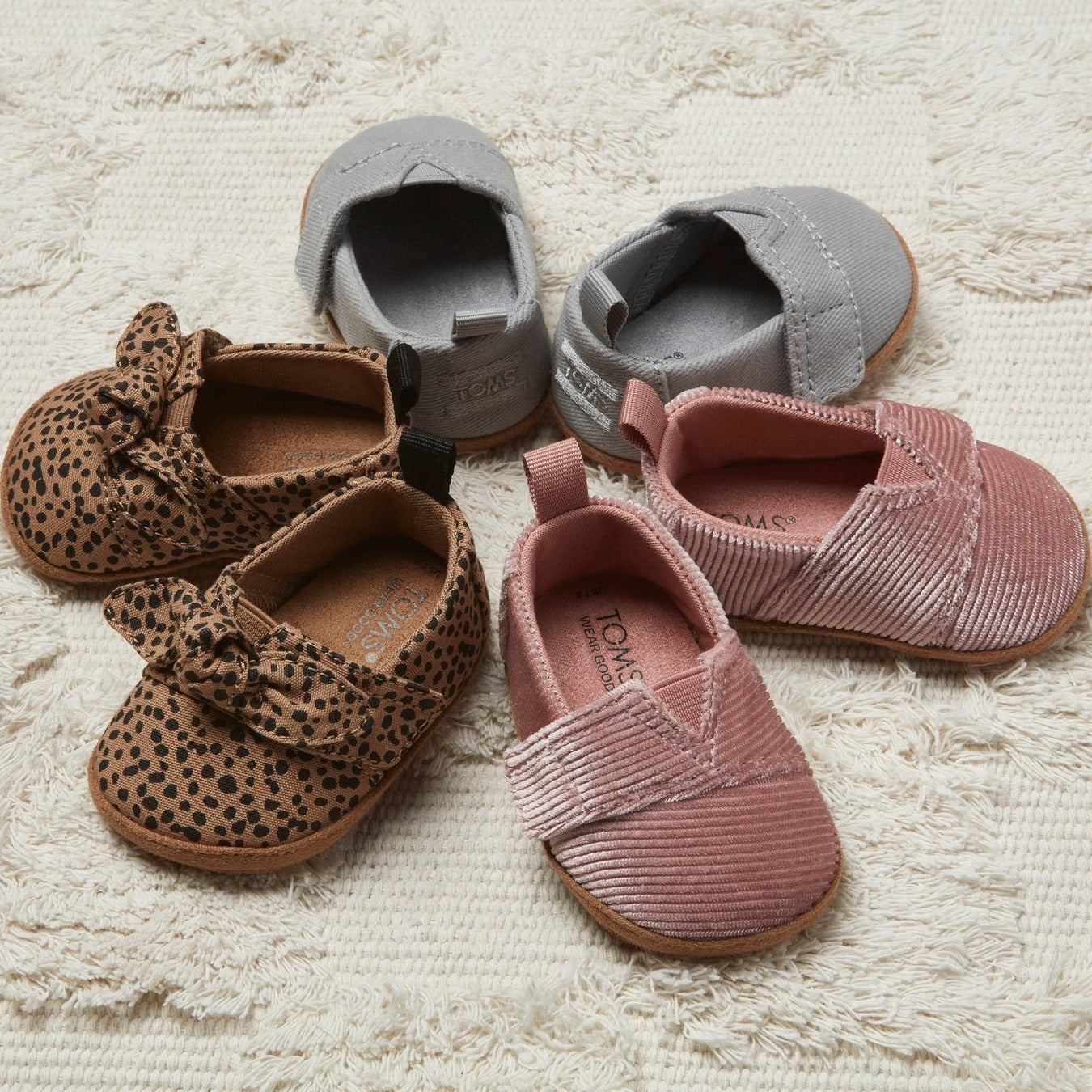 Layette Alpargata Ultimate Grey Vintage Twill Toddler Crib Shoe - Image 2