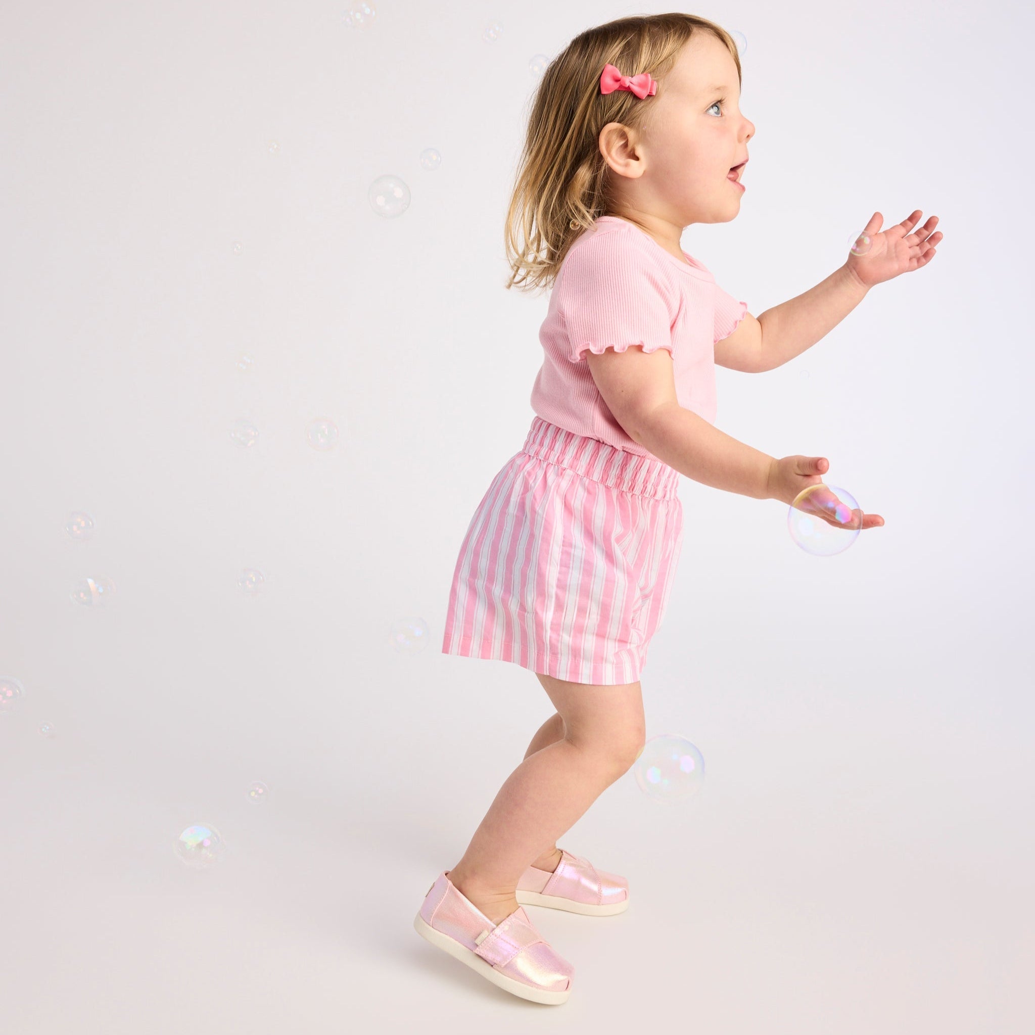 Toddler Shoe Alpargata Classic Toddler Shoe Pink Quartz Iridescent Twill - Image 2