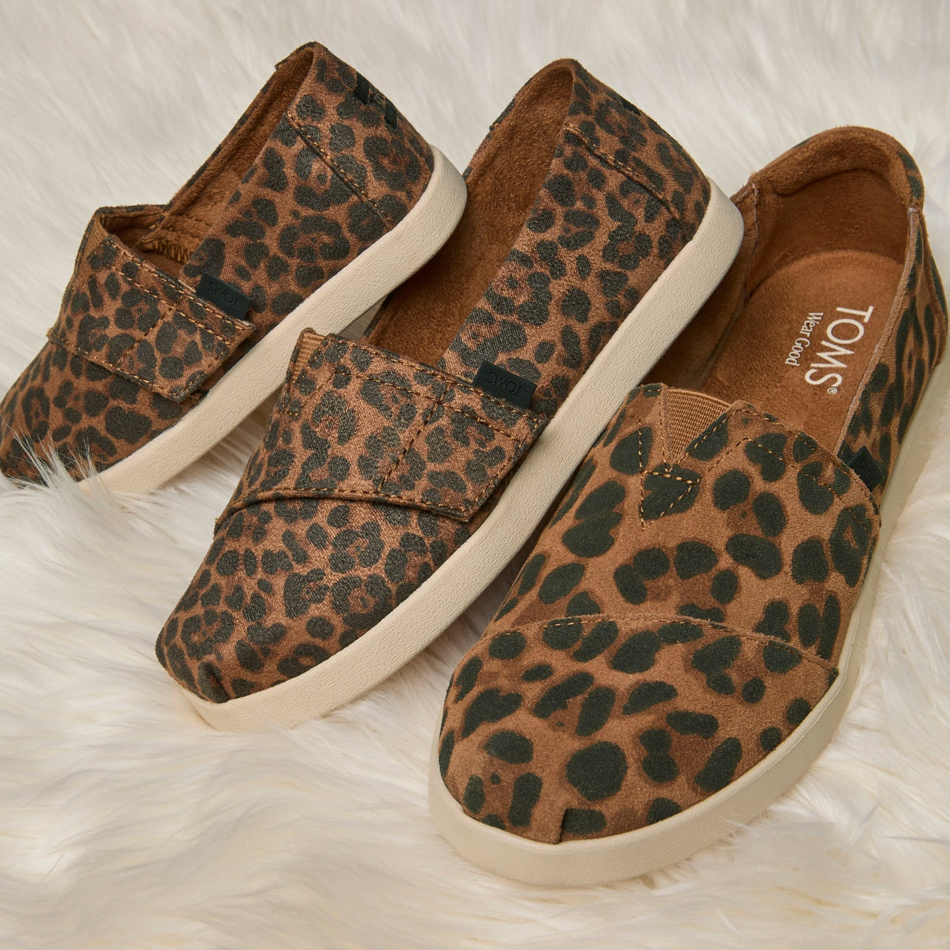 Womens Alpargata Plus Brown Sugar Leopard Print Suede - Image 3