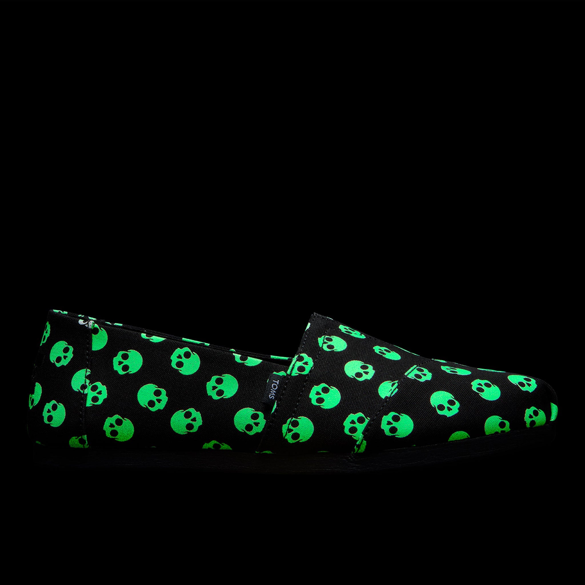 Mens Alp FWD Black Glow In The Dark Halloween Skulls - Image 3