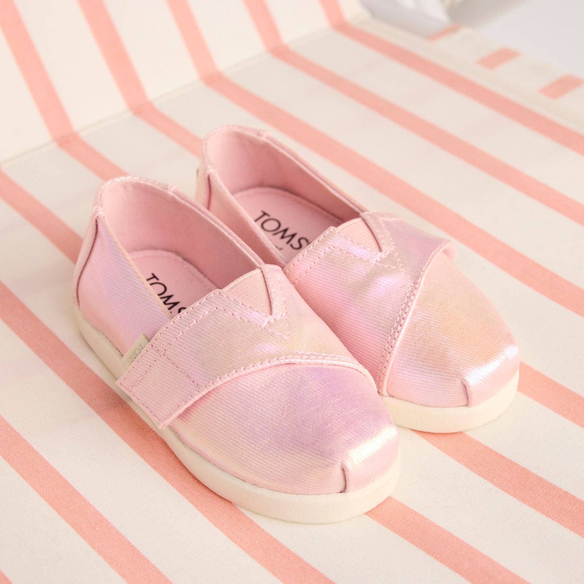 Toddler Shoe Alpargata Classic Toddler Shoe Pink Quartz Iridescent Twill - Image 3