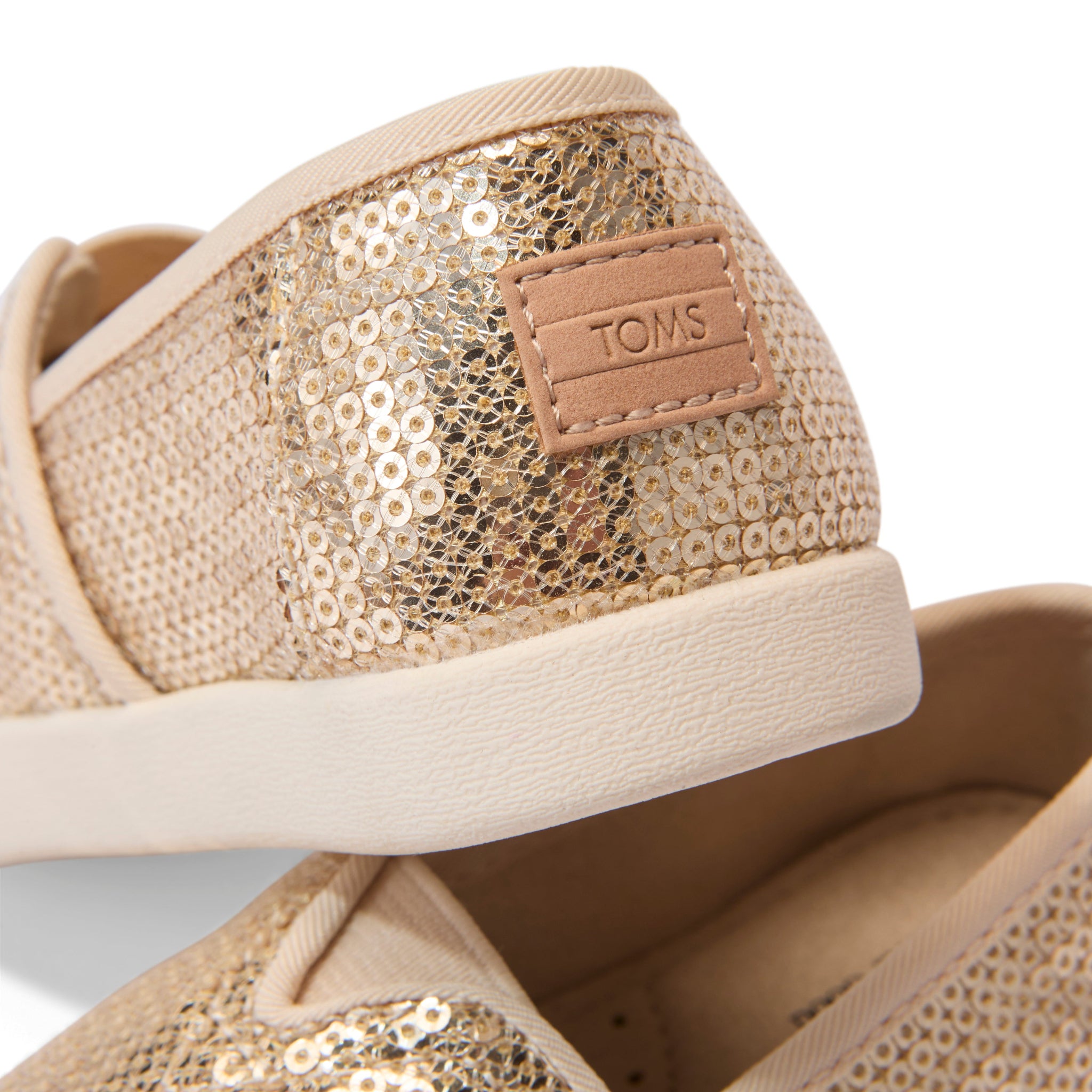 Toddler Shoe Alpargata Classic Toddler Shoe Champagne Mini Sequins - Image 3
