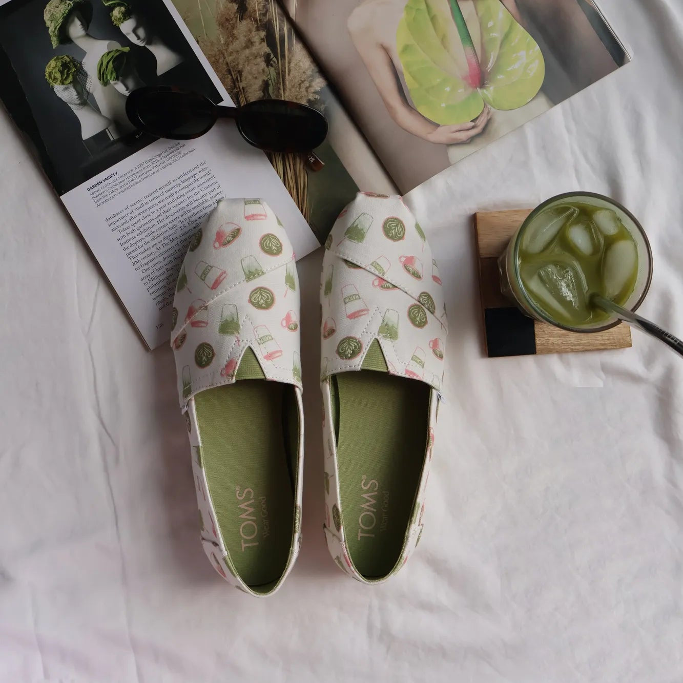 Womens Alpargata Classic Matcha Cafe Print - Image 3