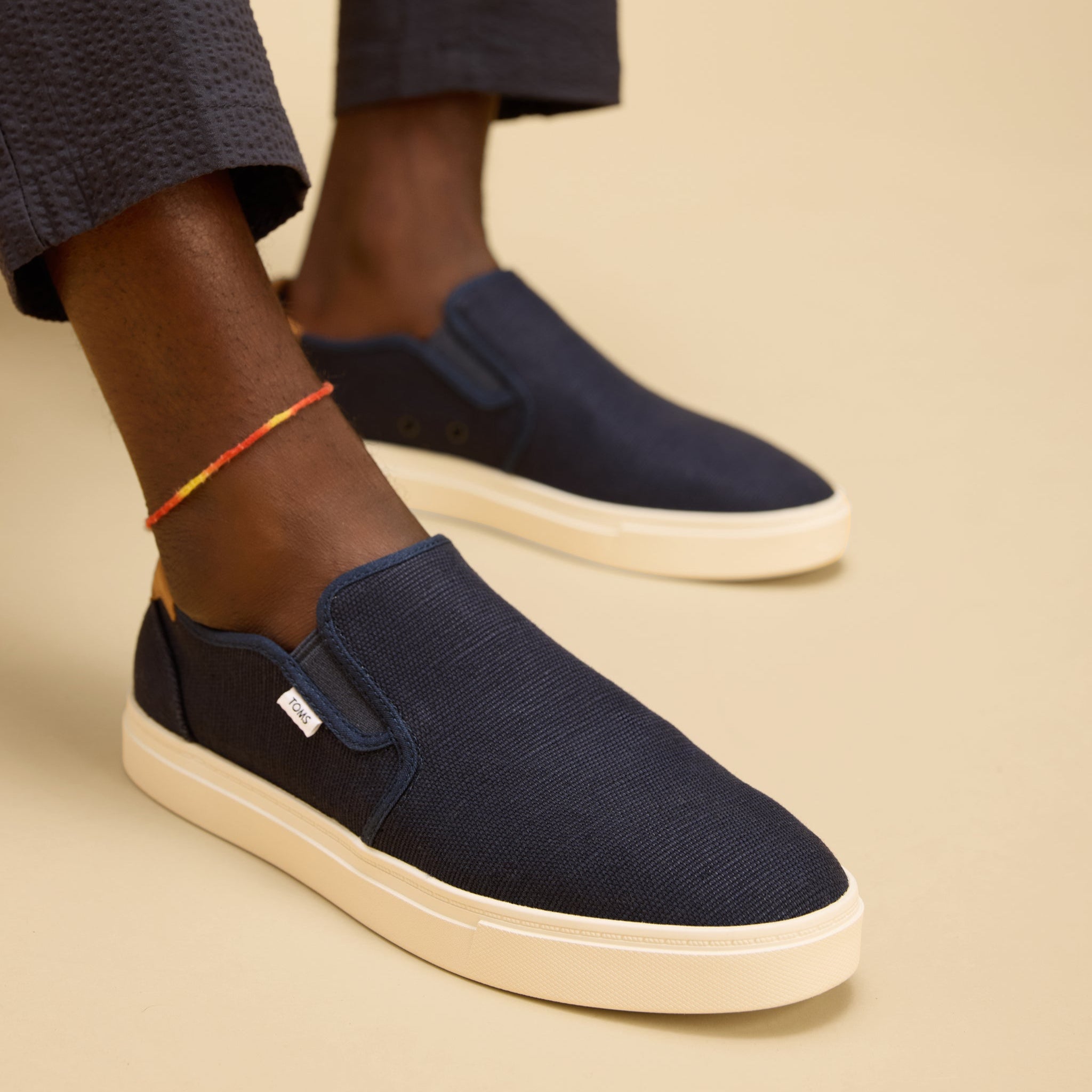 Baja 2.0 Navy Legacy Canvas Slip On Sneaker - Image 2