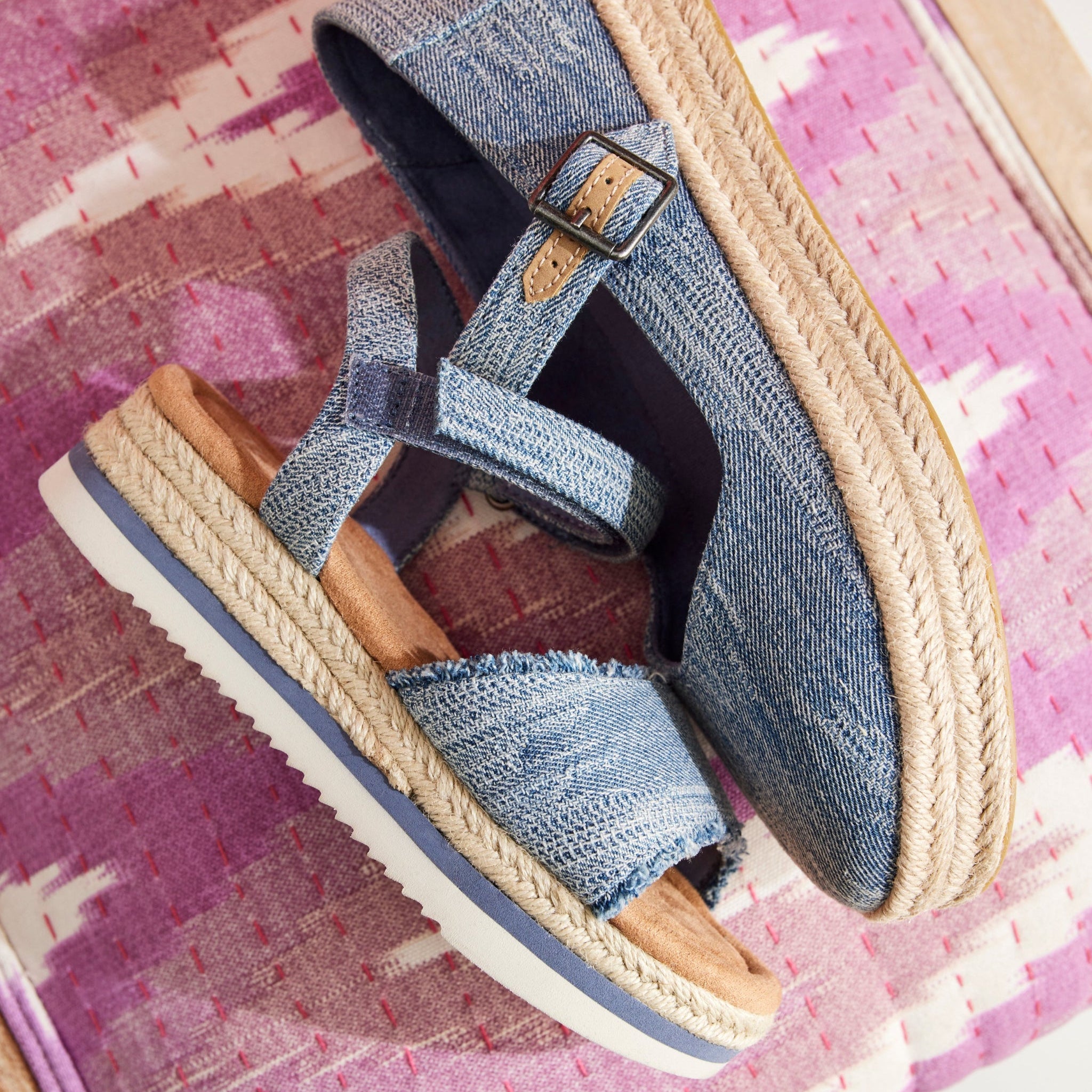 Diana Kids Sandal Dark Sky Textured Denim - Image 3