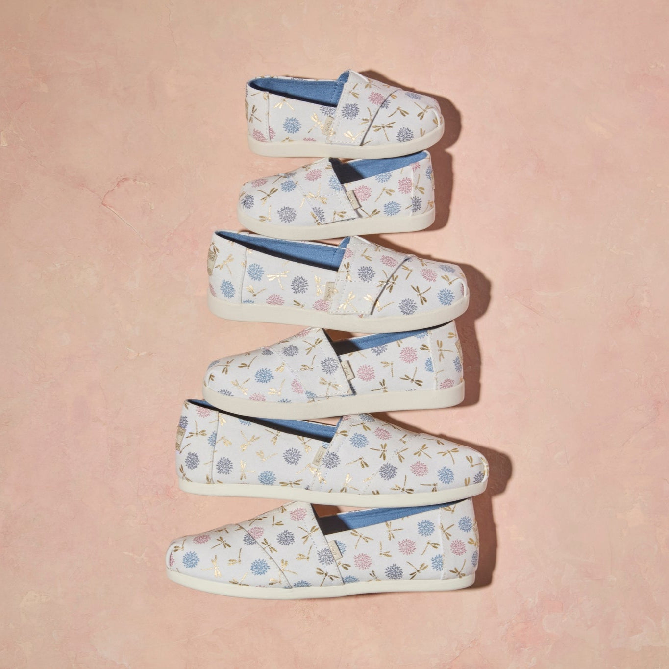 Alpargata Classic Kids Shoe Egret Dragonflies Printed Canvas - Image 2