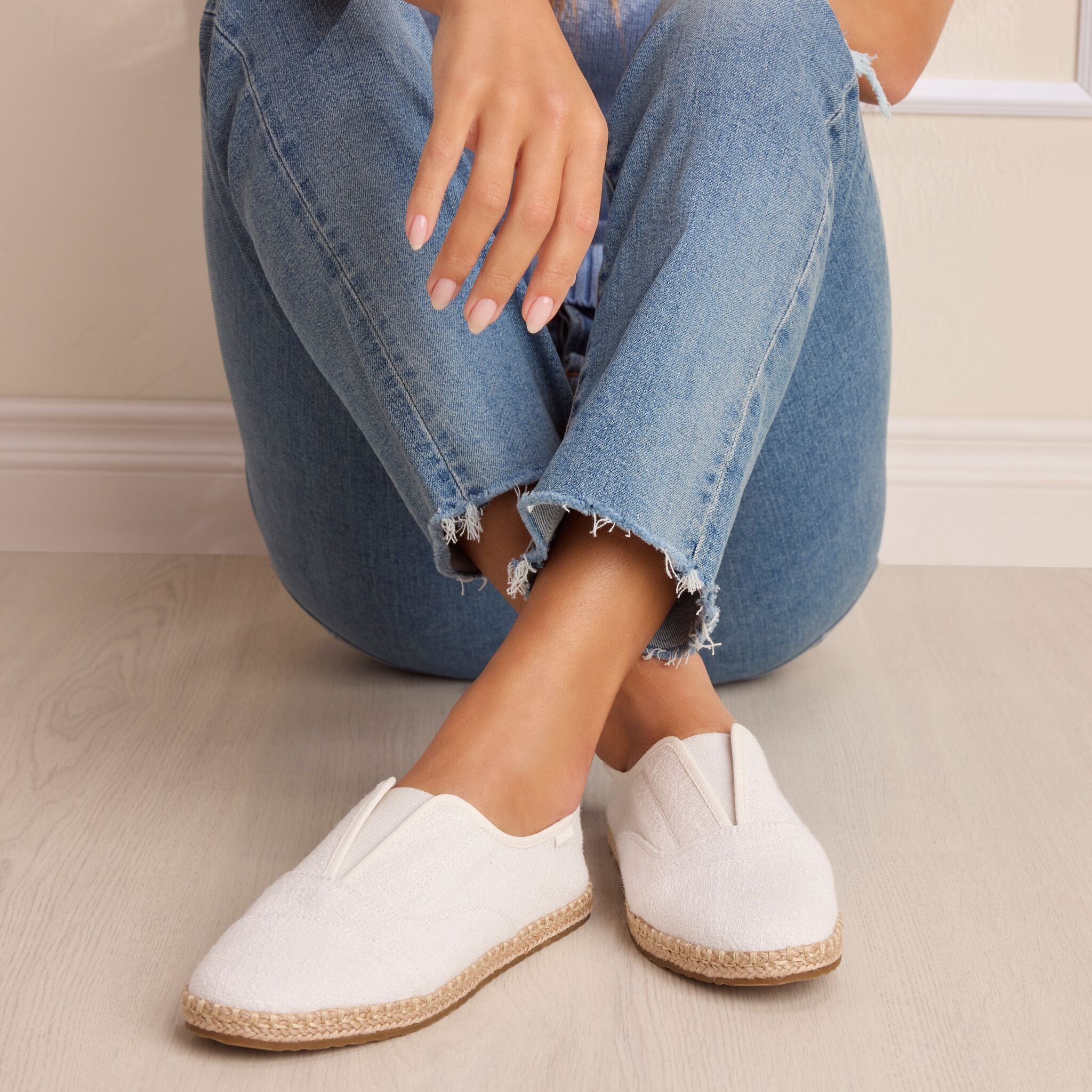 Womens Palmera Plus Vintage White - Image 2